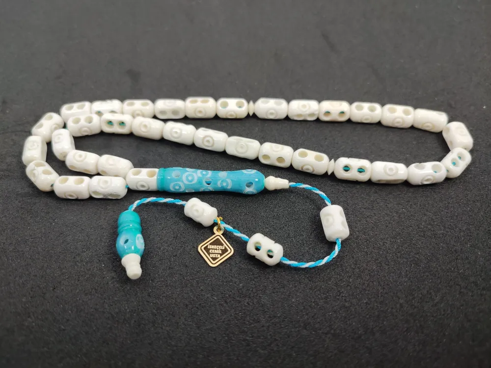 Başka Yerde Yok!!! İskeçeli̇ Cemi̇l Usta Eseri̇ Full Kalem Oyma  Deve Kemi̇ği̇ küçük resim 3