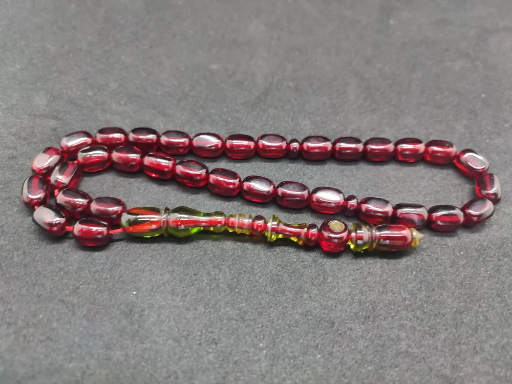 İsa Balkaya Usta Eseri̇ Şenalp Model Faseta Kesi̇m  Eski̇ Usul Ateş-İ Kehri̇bar küçük resim 3