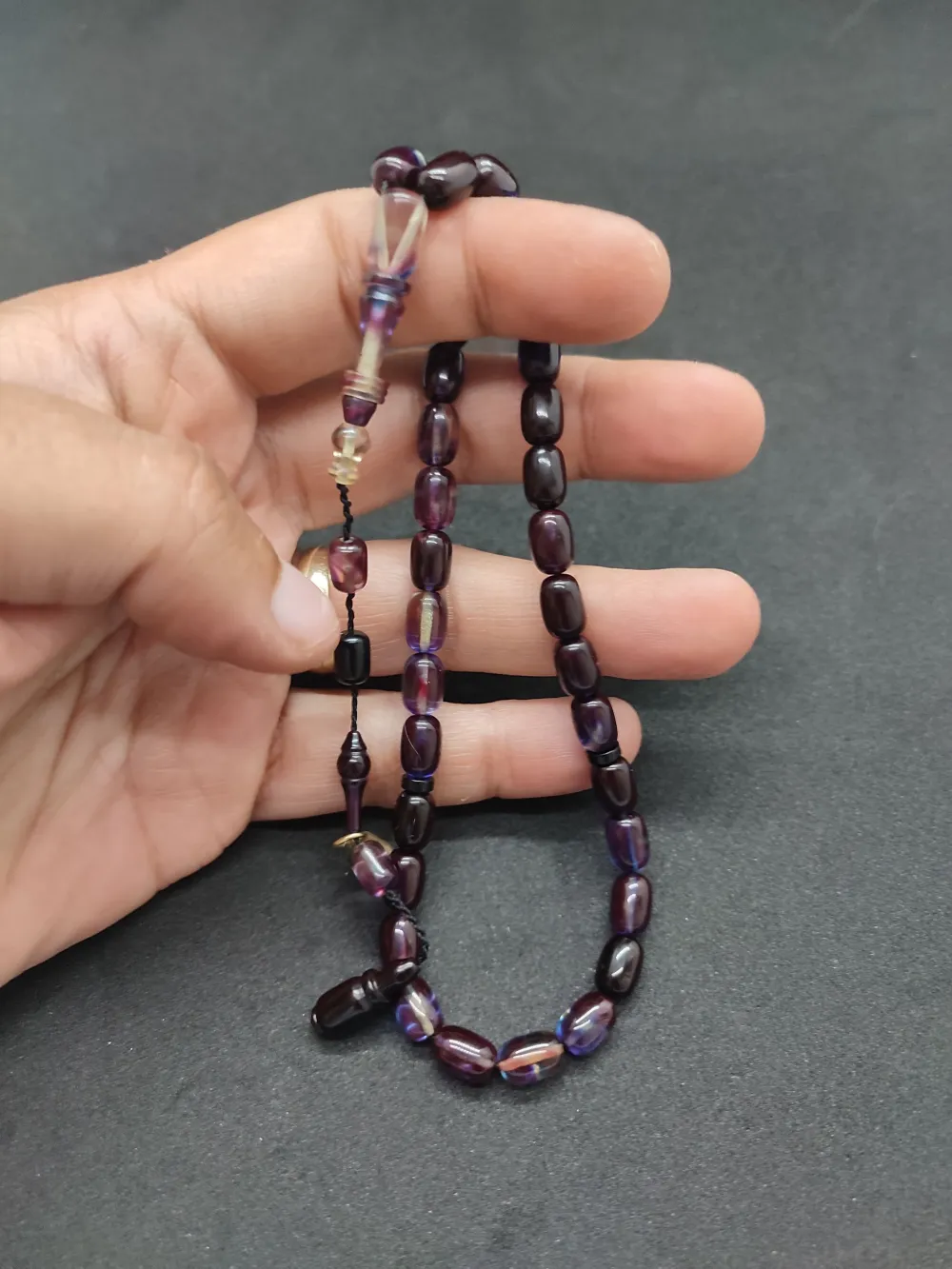 Furkan Gül Usta Eseri̇ El Boy İmame Halkalı Ateş-İ Kehri̇bar küçük resim 3