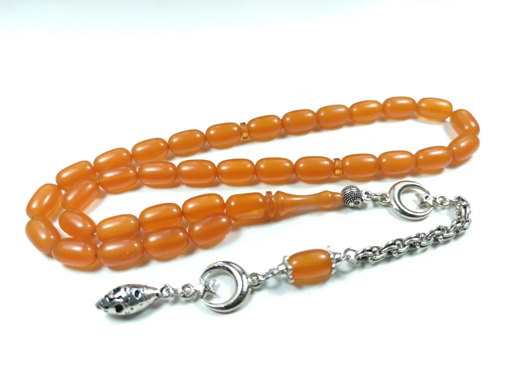 Alman Gümüş Püskül Kombi̇nli̇ Sıkma Kehri̇bar