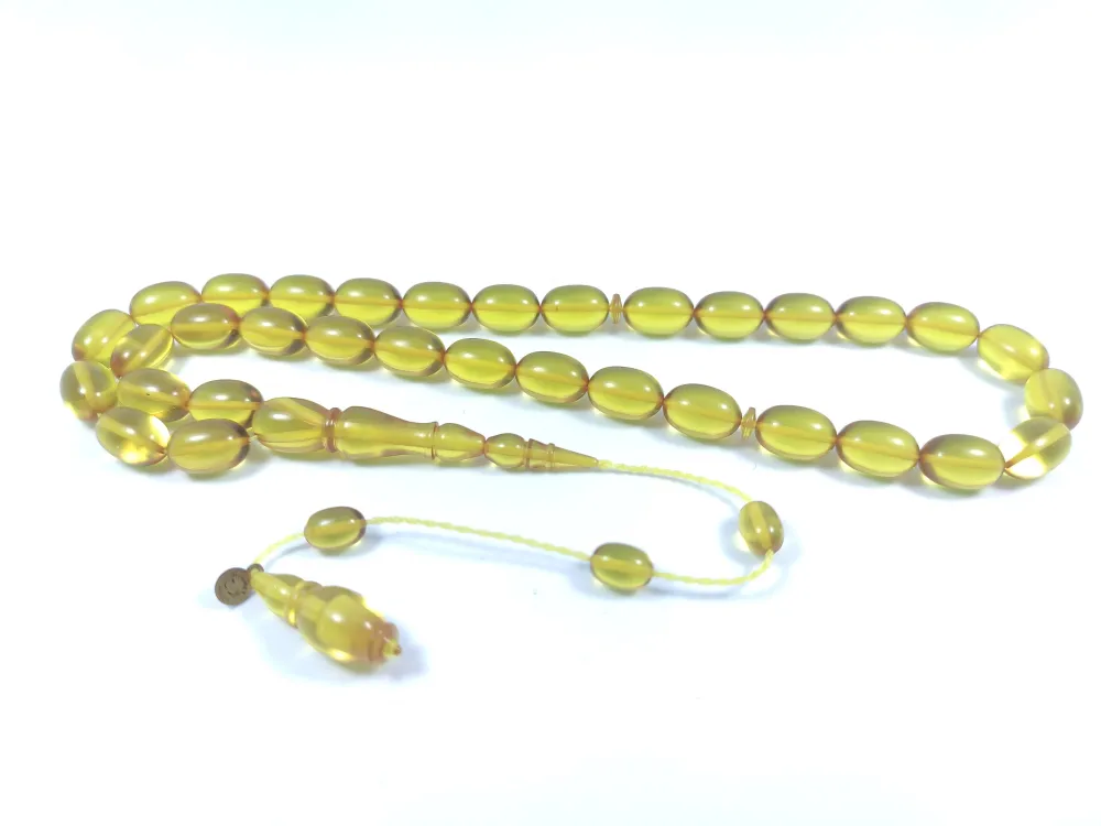 Mehmet Arıcı Usta Eseri̇ 0.6 Mm Deli̇m Çi̇ft Zımpara Çi̇ft Ci̇lalı Ateş-İ Kehri̇bar küçük resim 2