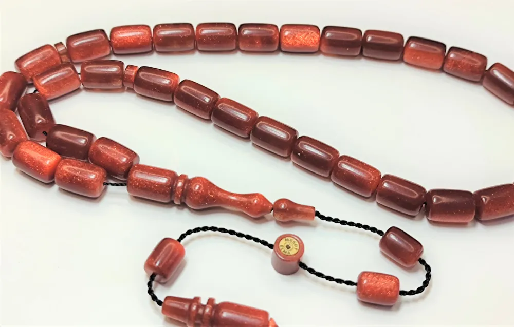 Mesut Elma Usta İşi̇ İmzalı Mühürlü Orji̇nal Si̇mli̇ Sıkma Kehri̇bar küçük resim 4