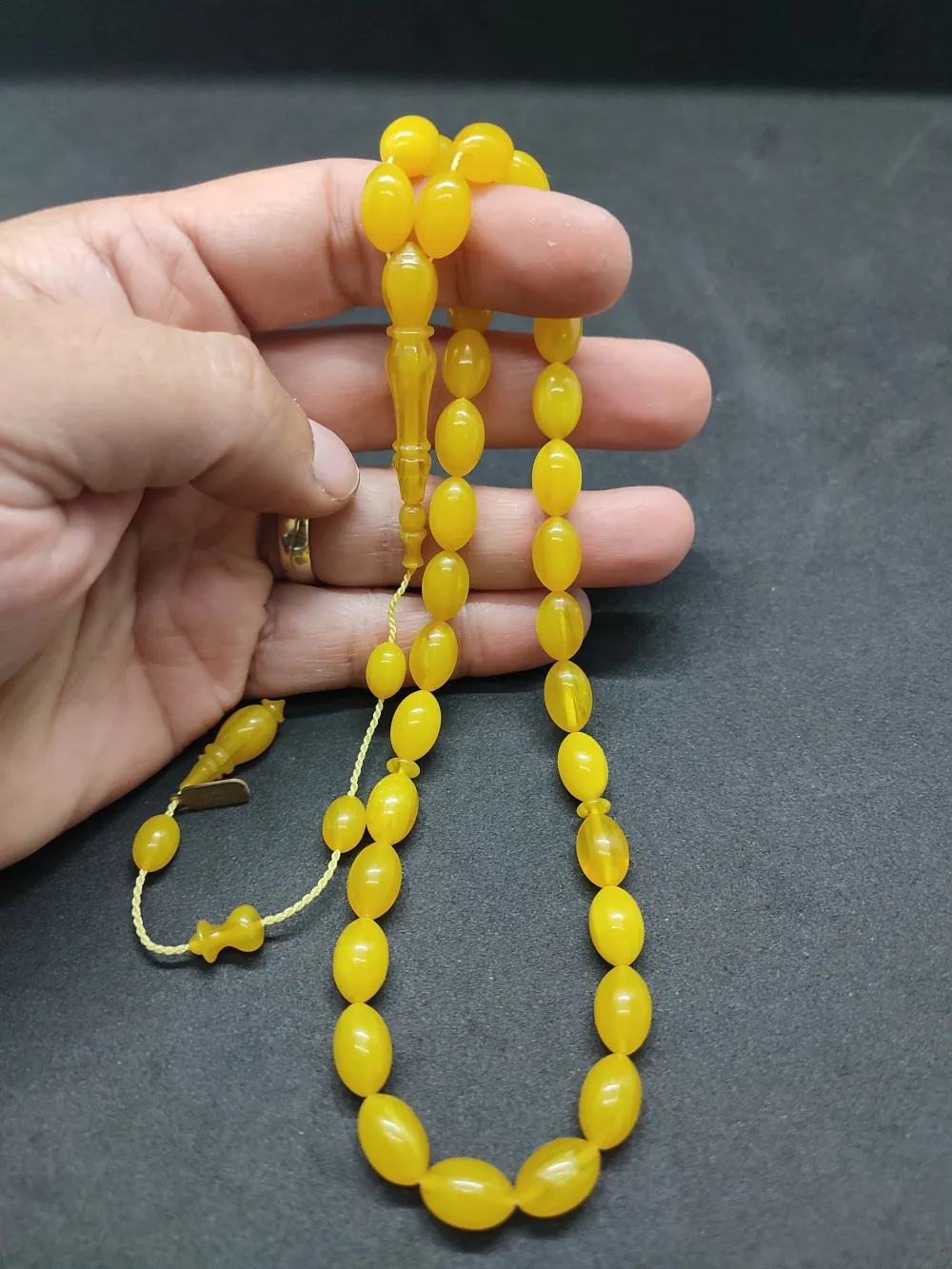 Ali̇ Küçük Usta Eseri̇ Çi̇ft Kat Ci̇lalı Alman Sıkma Kehri̇bar küçük resim 4