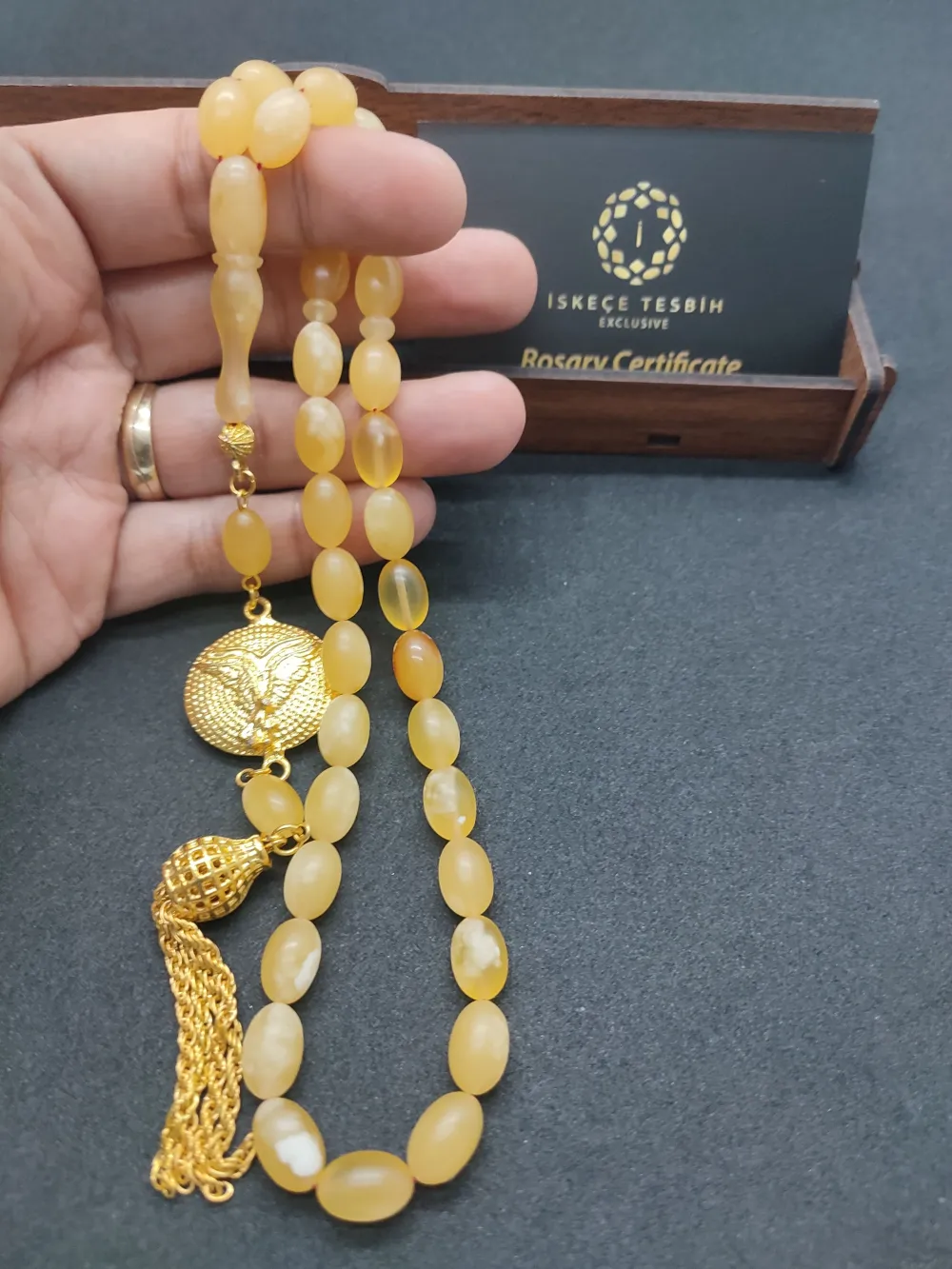 Kaçkar Usta Eseri̇ 19 Gr 475 Ayar 9.98 Gr.  Gümüş Püsküllü Mat Kaya Damla küçük resim 4