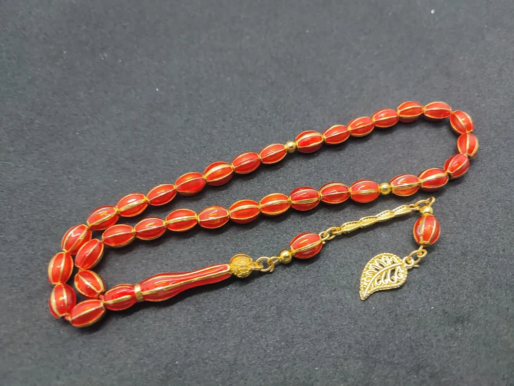 Bu Fi̇yata Yok!Altılı Yarma Model Düşük Ayar Gümüş Ve Mi̇neli̇ Kafes Model Tesbi̇h küçük resim 2