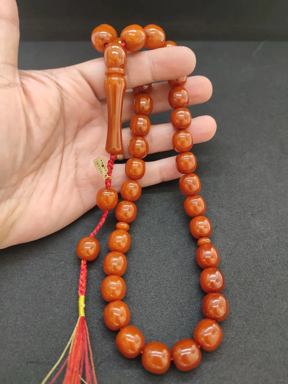 Osama Omari̇ İmzalı Eski̇ Usul Havşalı Horoz İmame 50 Yaşında Alman Faturan küçük resim 5