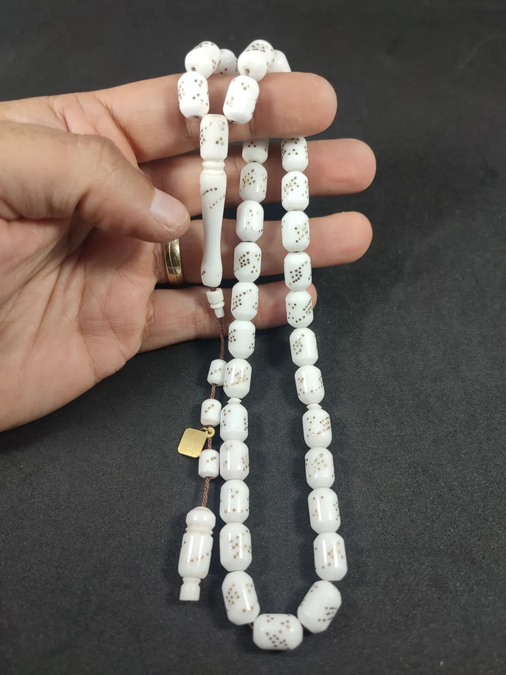 İskeçeli̇ Cemi̇l Usta Bronz Çakımlı Naturel Deve Kemi̇ği̇ küçük resim 5