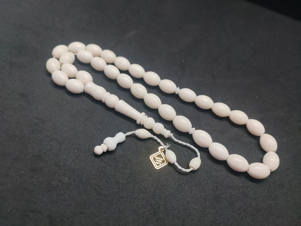 İskeçeli̇ Cemi̇l Usta Eseri̇ Mevlevi̇ Model İri̇ Boy Naturel Deve Kemi̇ği̇ küçük resim 2