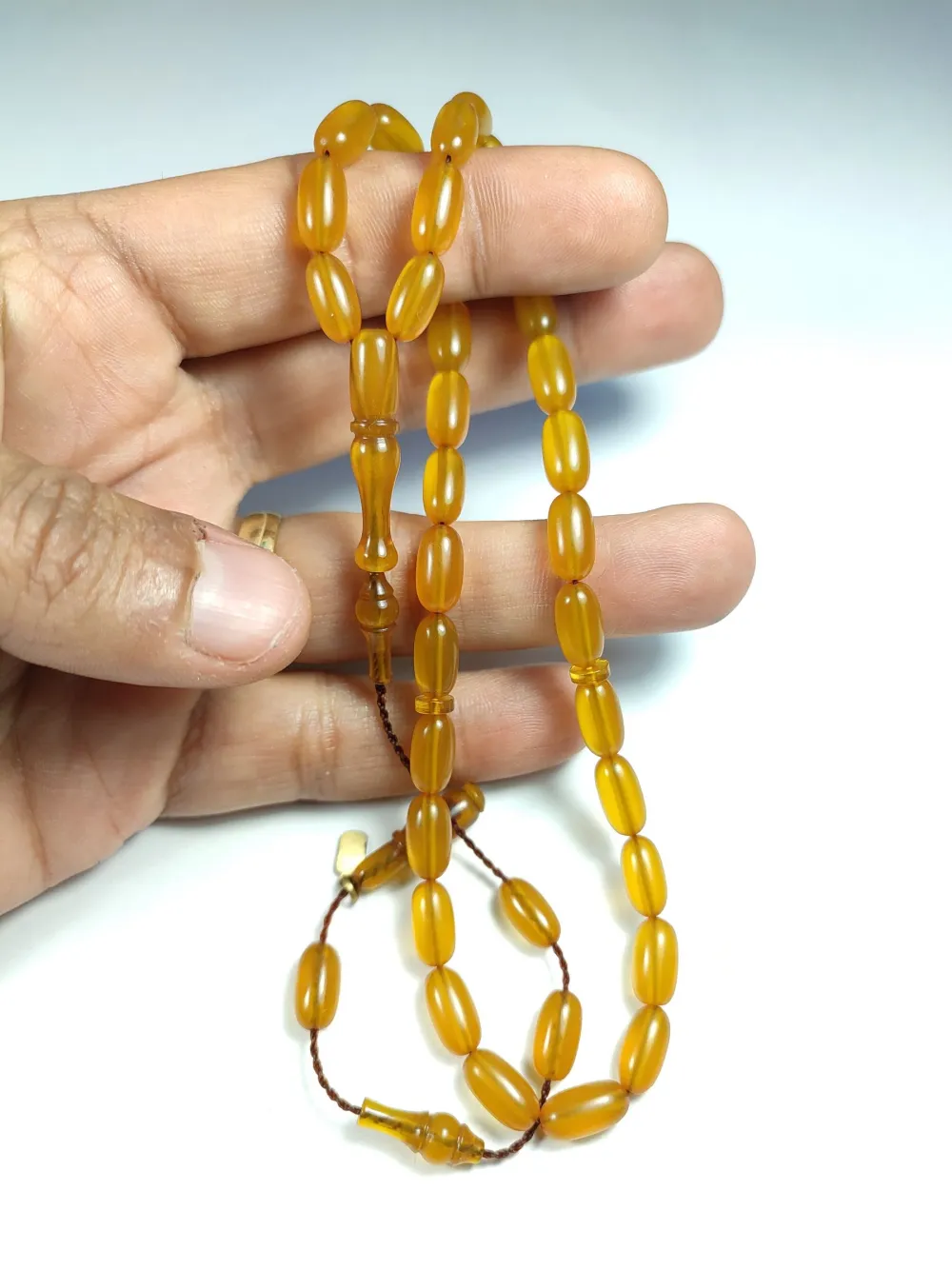 Ayhan Turan Usta İşi̇ İmzalı 0.6 Mi̇li̇m Şeffaf Deli̇m Alman Zar küçük resim 5