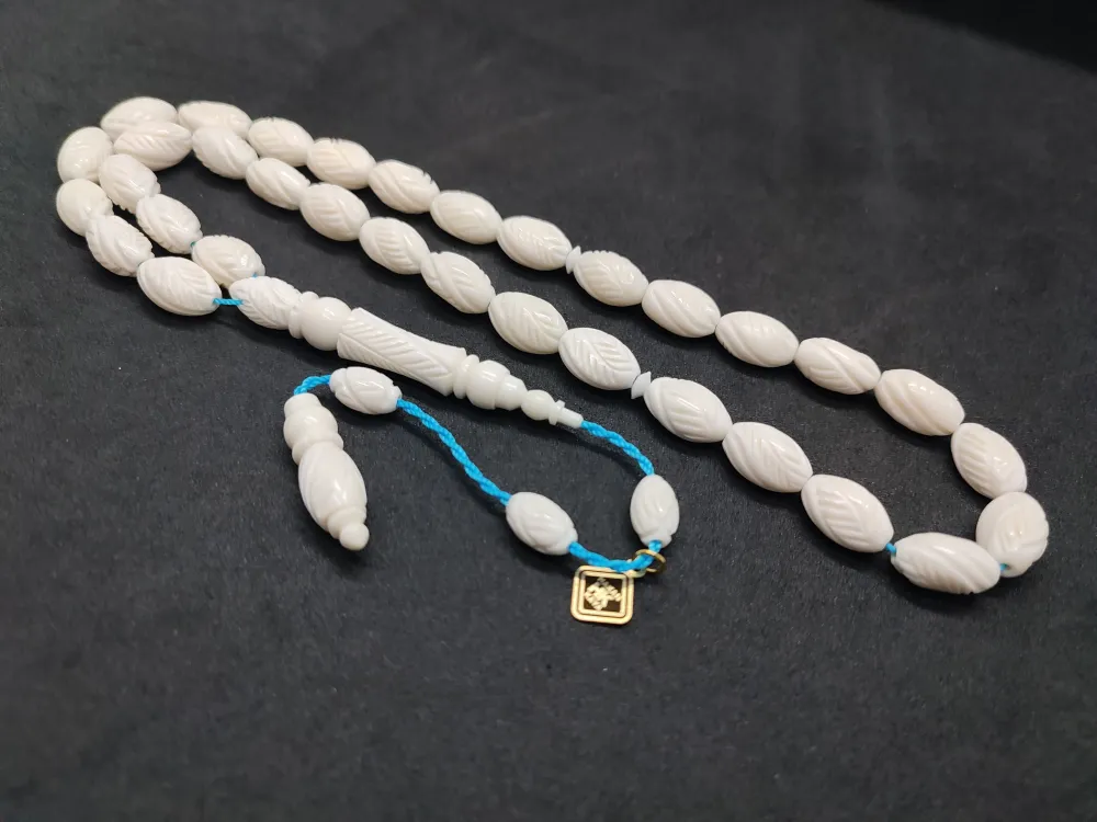 Hali̇l Hi̇lmi̇ Usta Eseri̇ Full Kalem Oymai̇ri̇ Boy  Deve Kemi̇ği̇ küçük resim 2