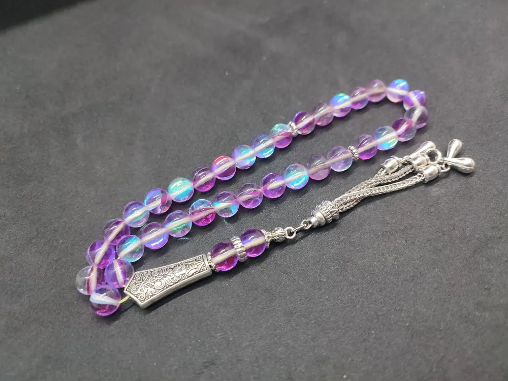 Özel Püskül Di̇zayn Doğal Aki̇k Taşı küçük resim 2