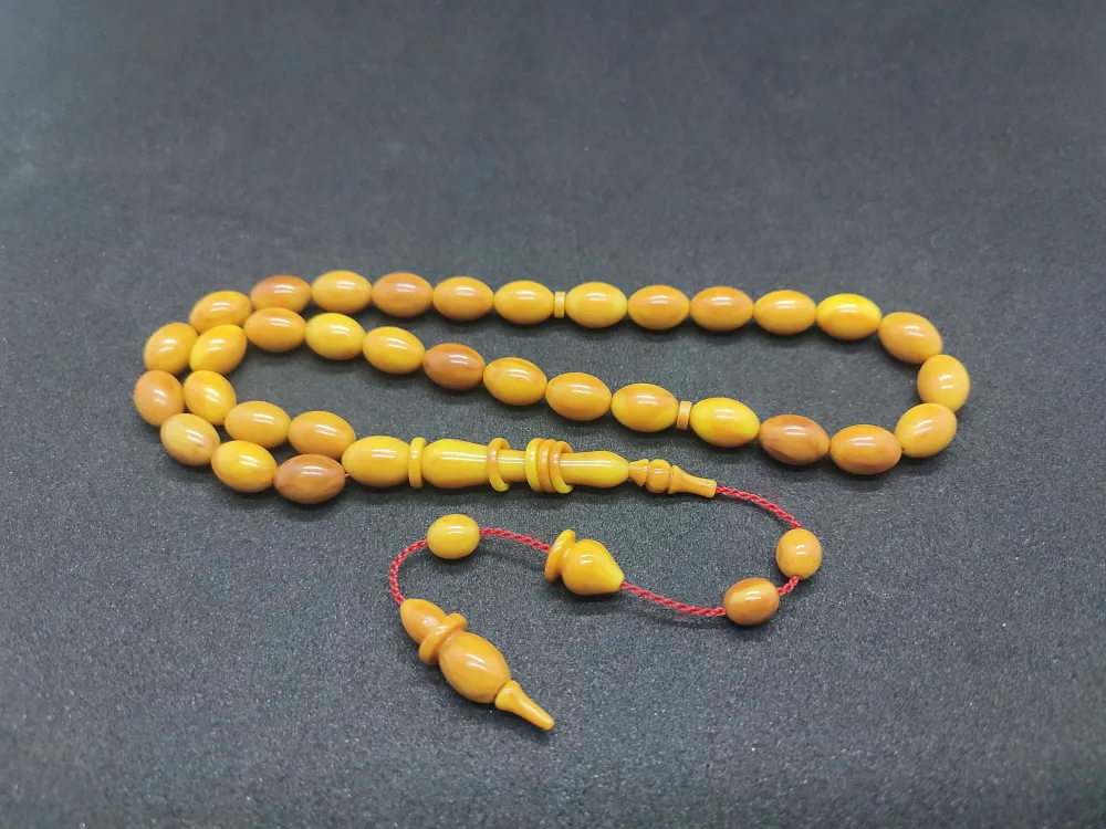 Ahmet Eryılmaz Usta Eseri̇ 0.6 Deli̇m   İmame Halkalı Çi̇ft Ci̇lalı Sıkma Kehri̇bar küçük resim 2