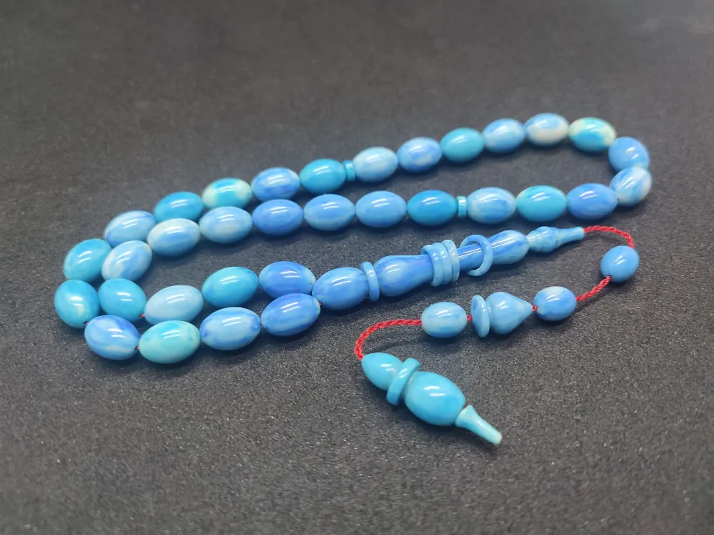 Ahmet Eryılmaz Usta Eseri̇ 0.6 Deli̇m   İmame Halkalı Çi̇ft Ci̇lalı Sıkma Kehri̇bar küçük resim 2