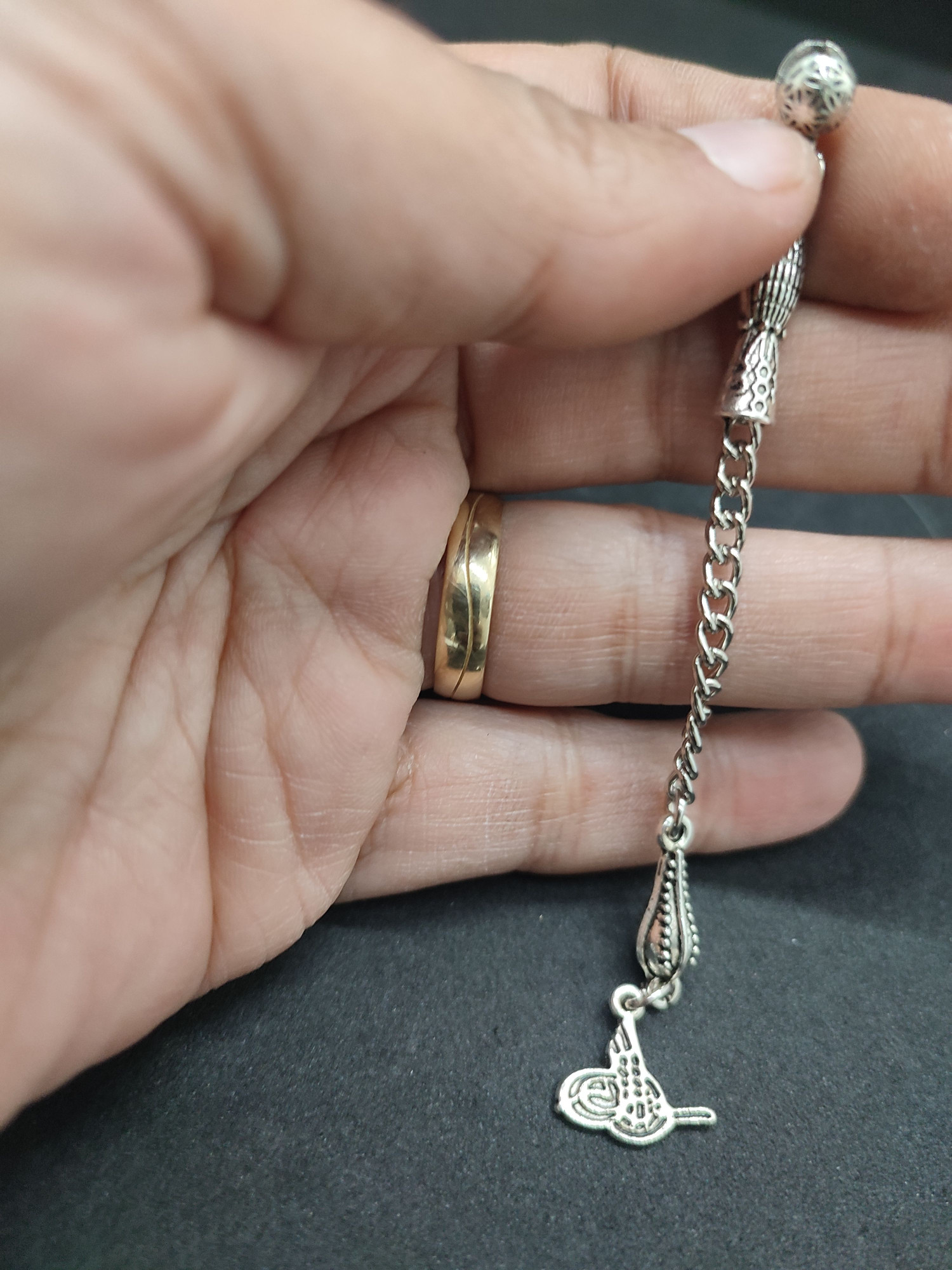 475 Ayar Gümüş Tesbi̇h Püskülü küçük resim 2