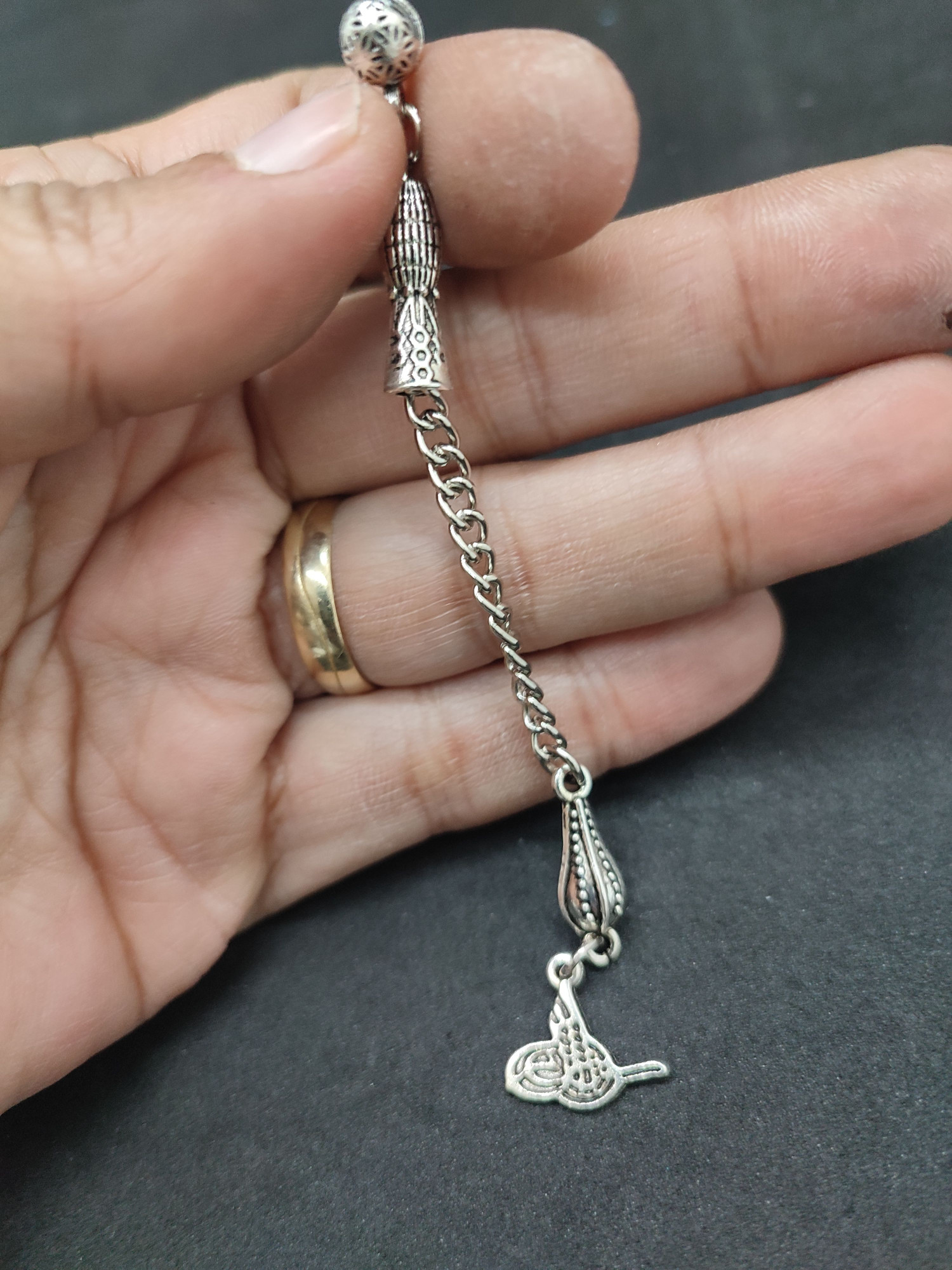 475 Ayar Gümüş Tesbi̇h Püskülü küçük resim 3