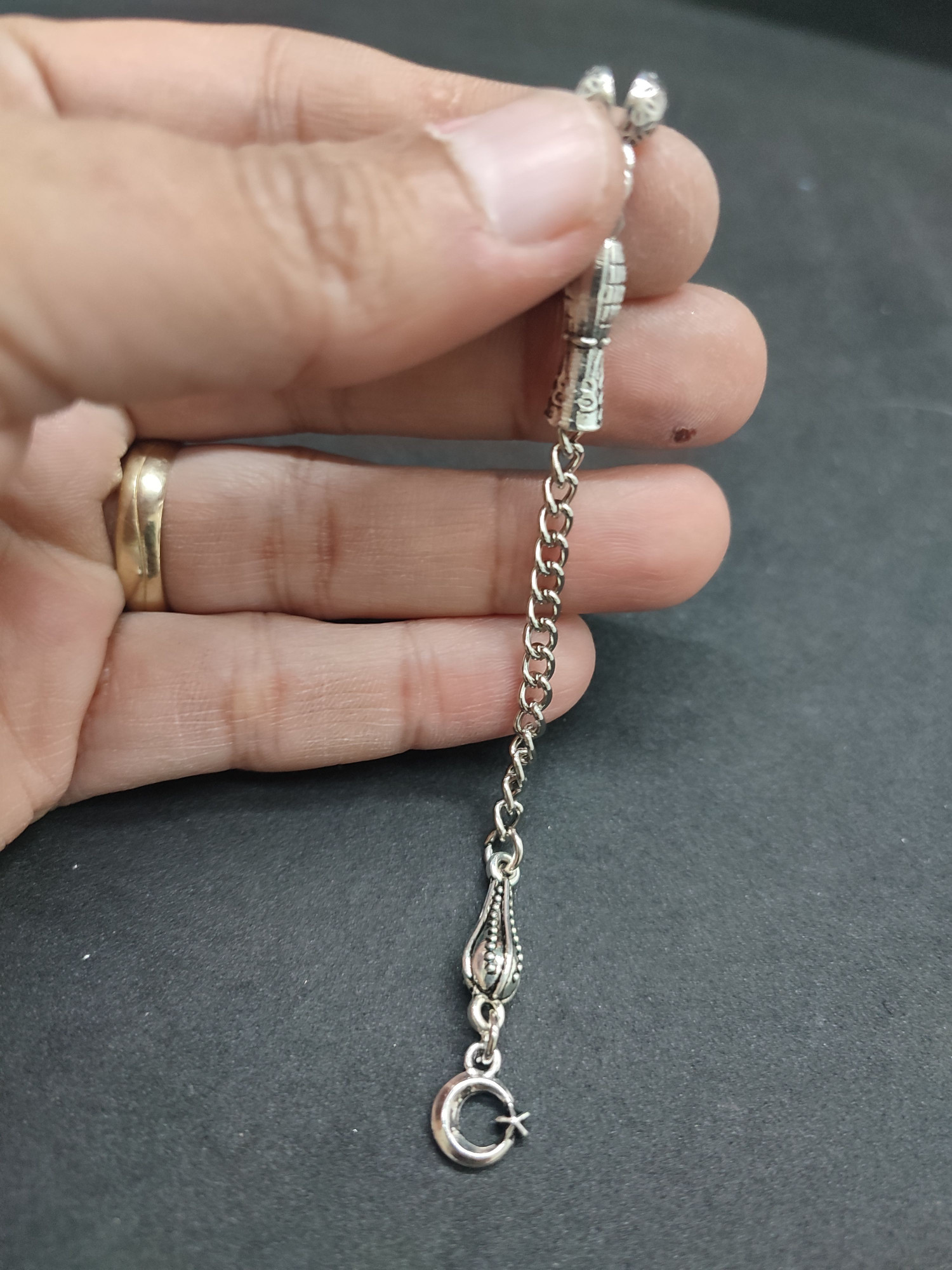 475 Ayar Gümüş Tesbi̇h Püskülü 1034 küçük resim 2