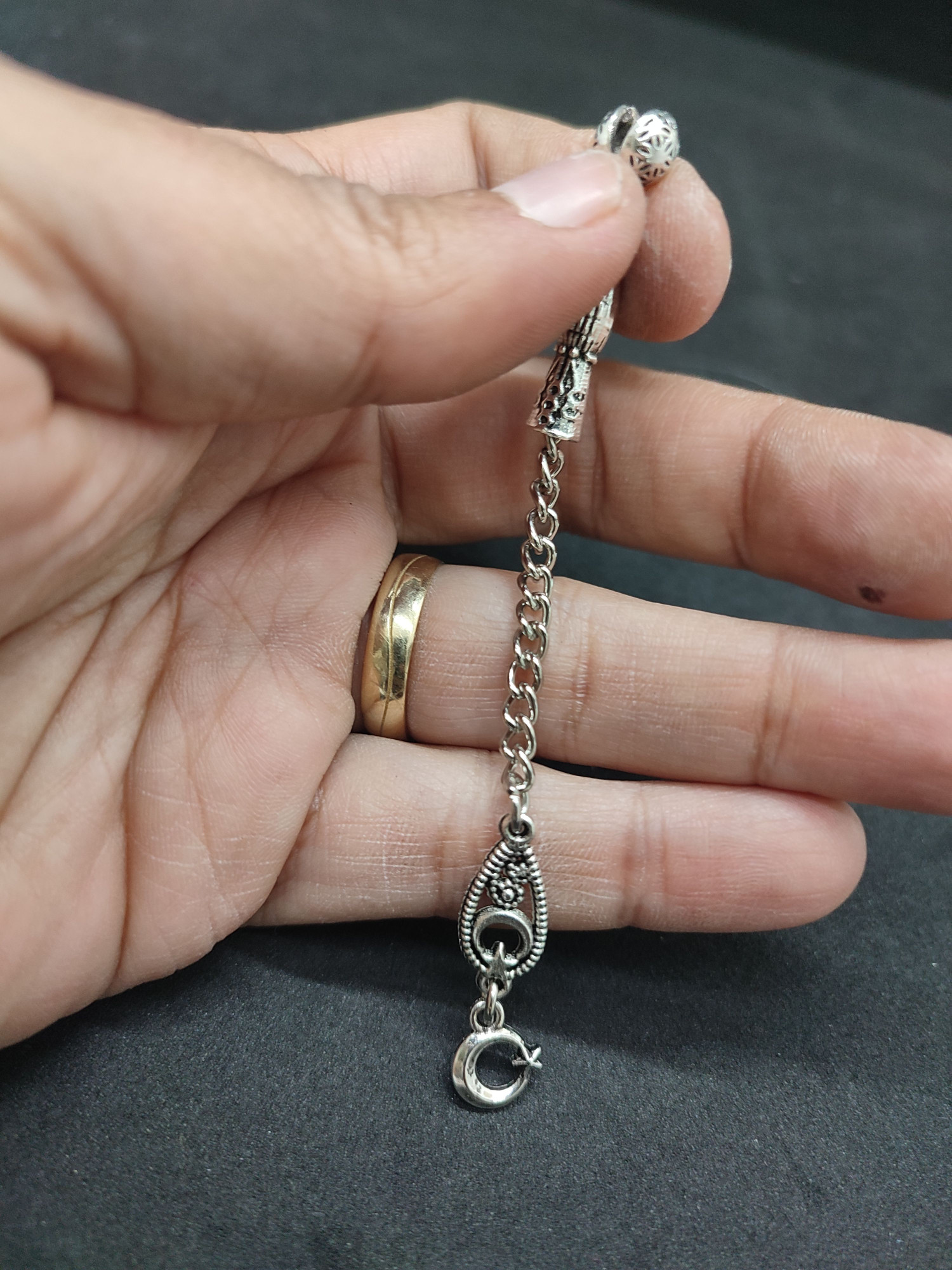 475 Ayar Gümüş Tesbi̇h Püskülü-1035