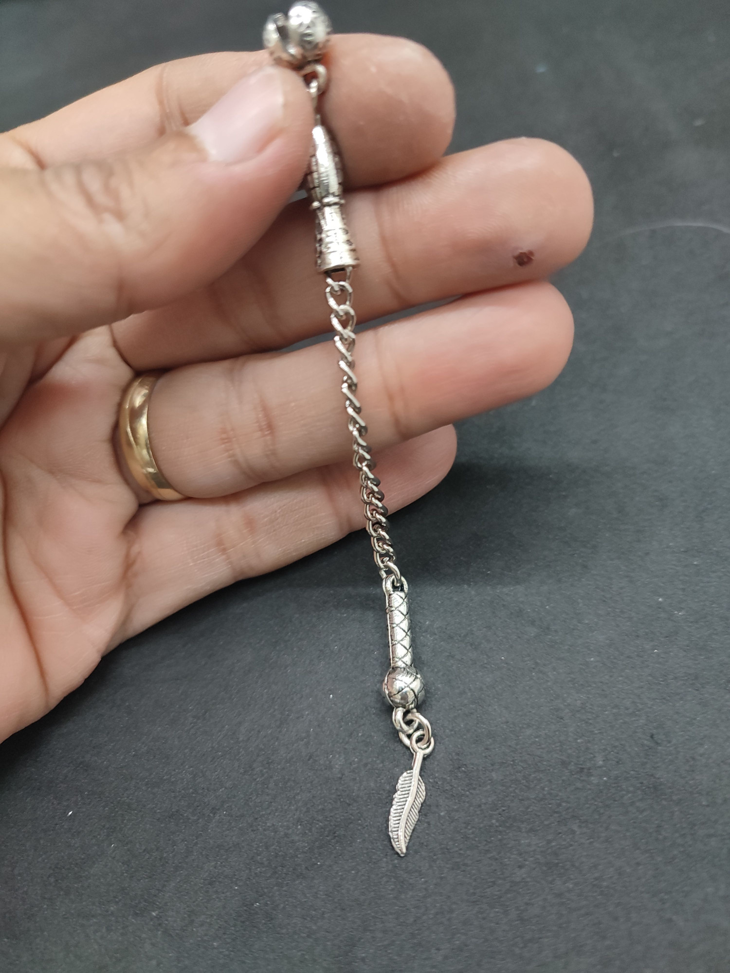 475 Ayar Gümüş Tesbi̇h Püskülü-1036 küçük resim 3