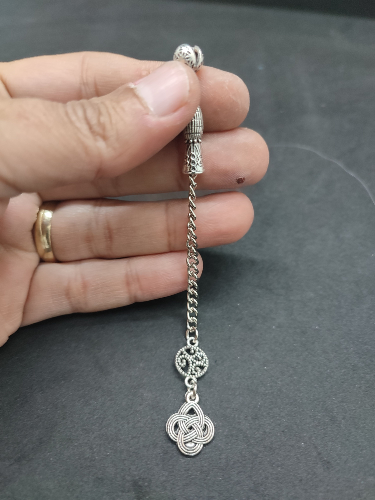 475 Ayar Gümüş Tesbi̇h Püskülü-1037