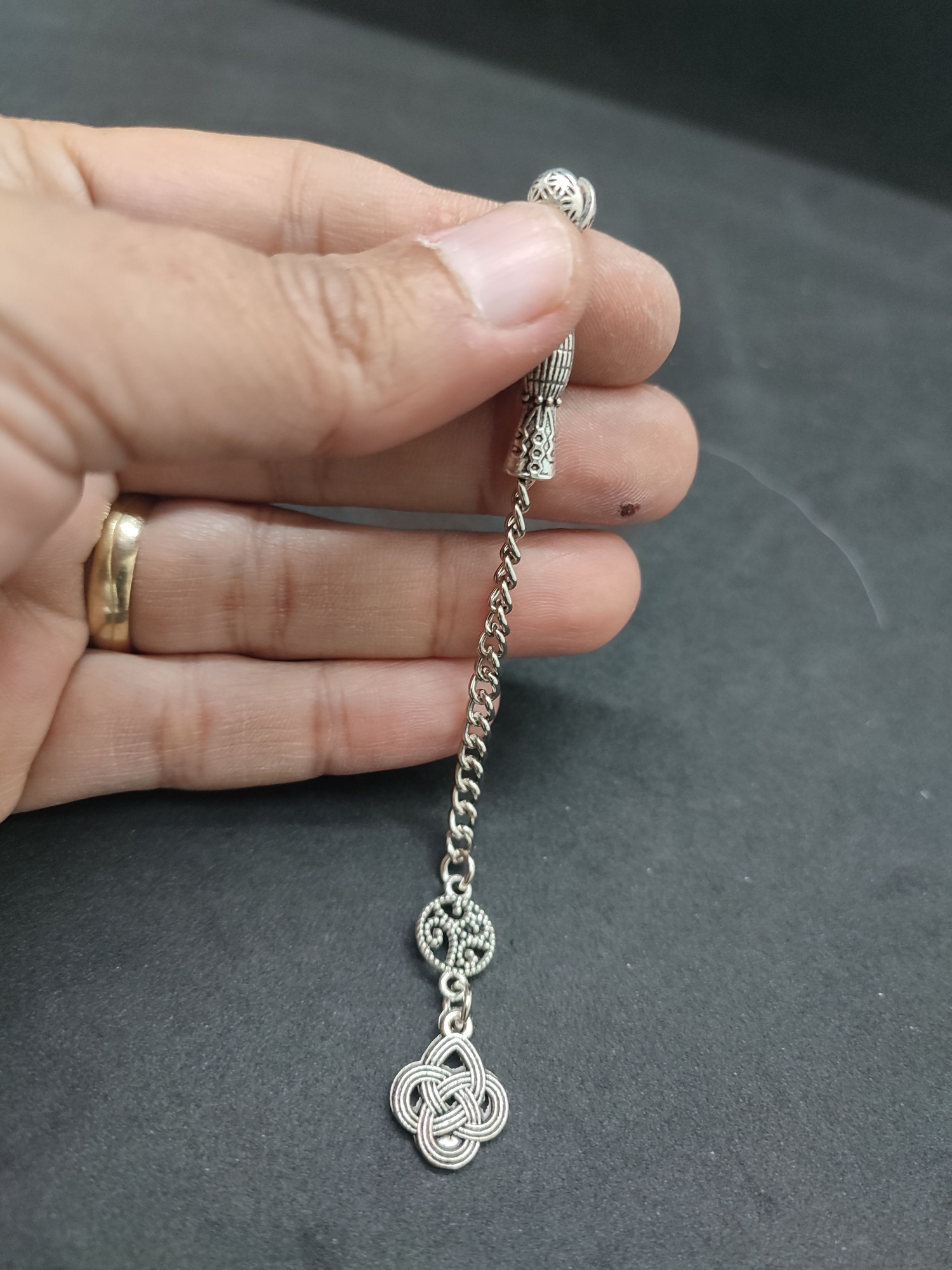 475 Ayar Gümüş Tesbi̇h Püskülü-1037 küçük resim 2