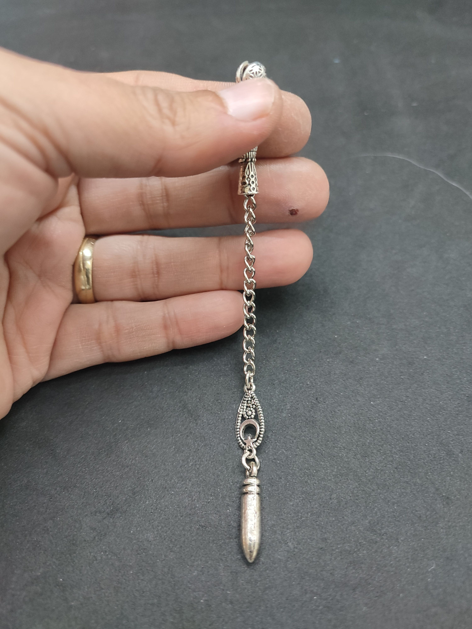 475 Ayar Gümüş Tesbi̇h Püskülü-1041