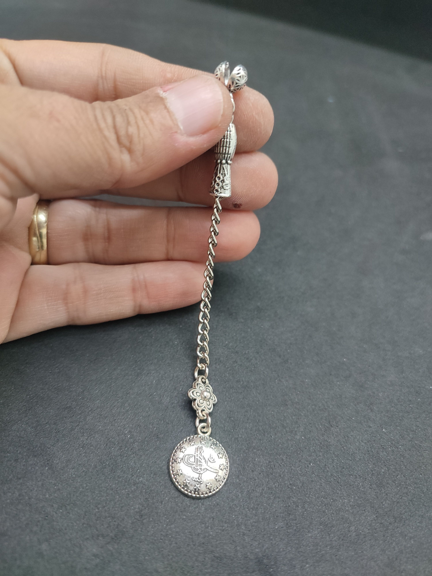 475 Ayar Gümüş Tesbi̇h Püskülü-1046