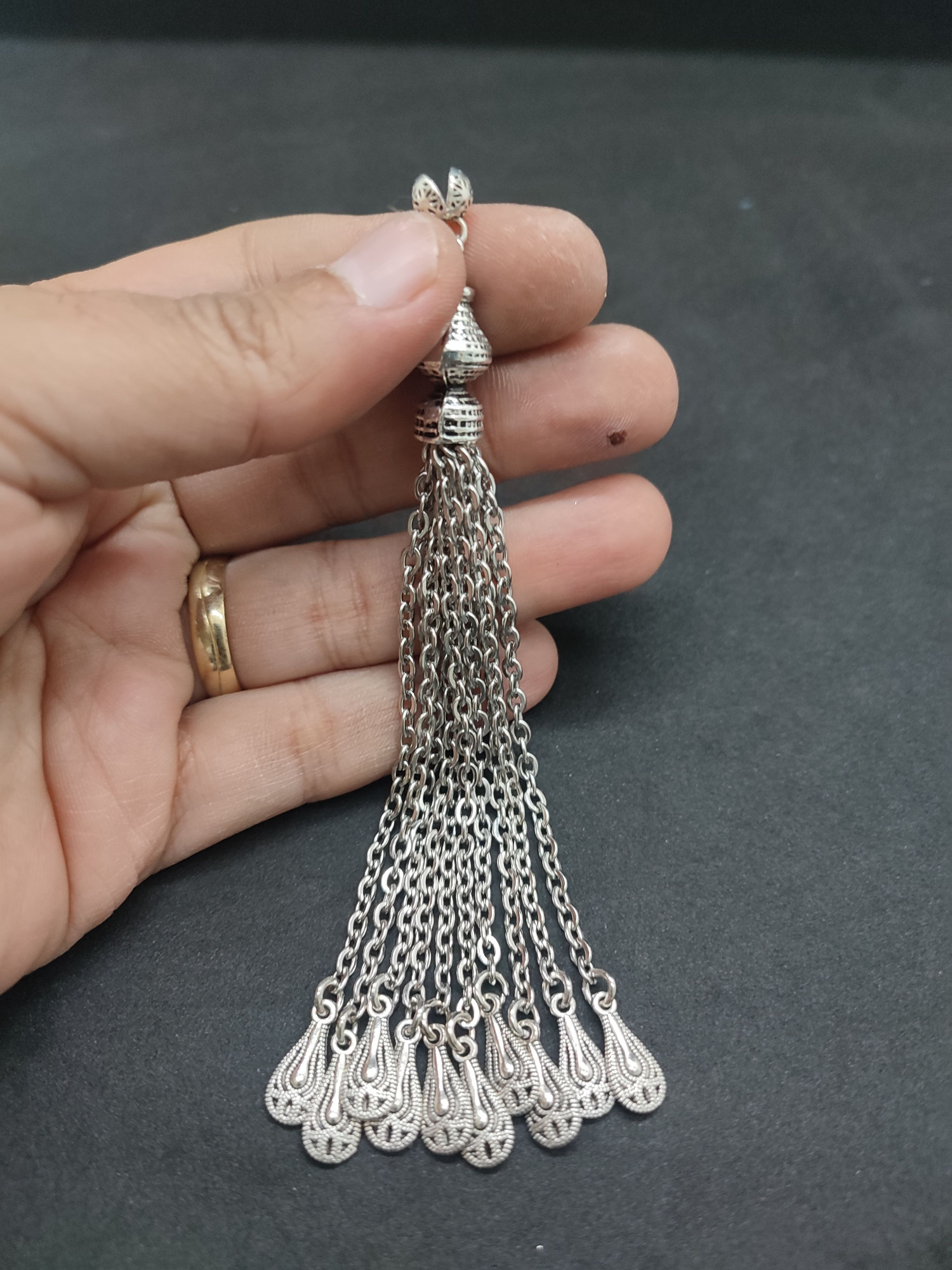 475 Ayar Gümüş Tesbi̇h Püskülü-1047