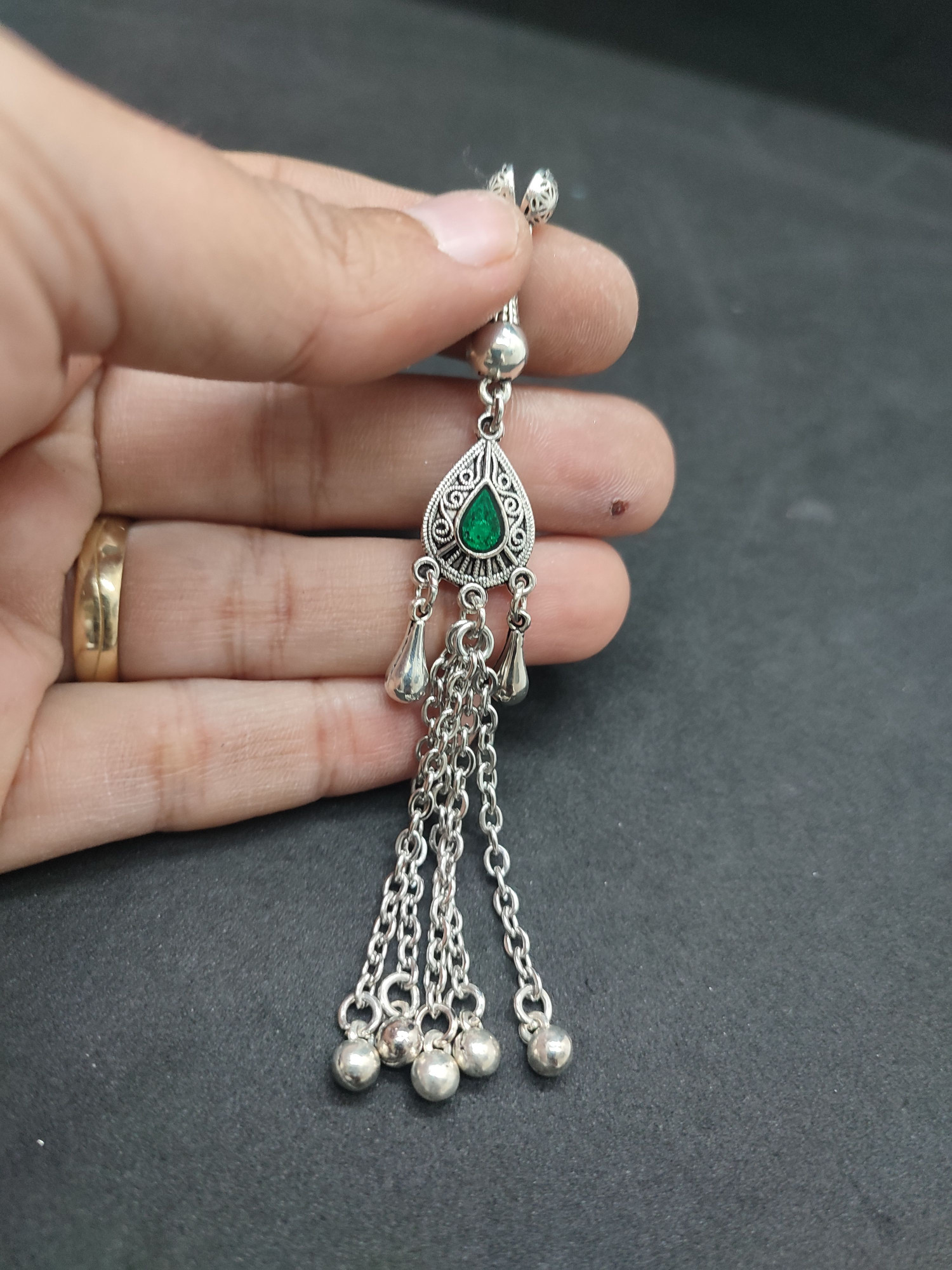 475 Ayar Gümüş Tesbi̇h Püskülü-1052