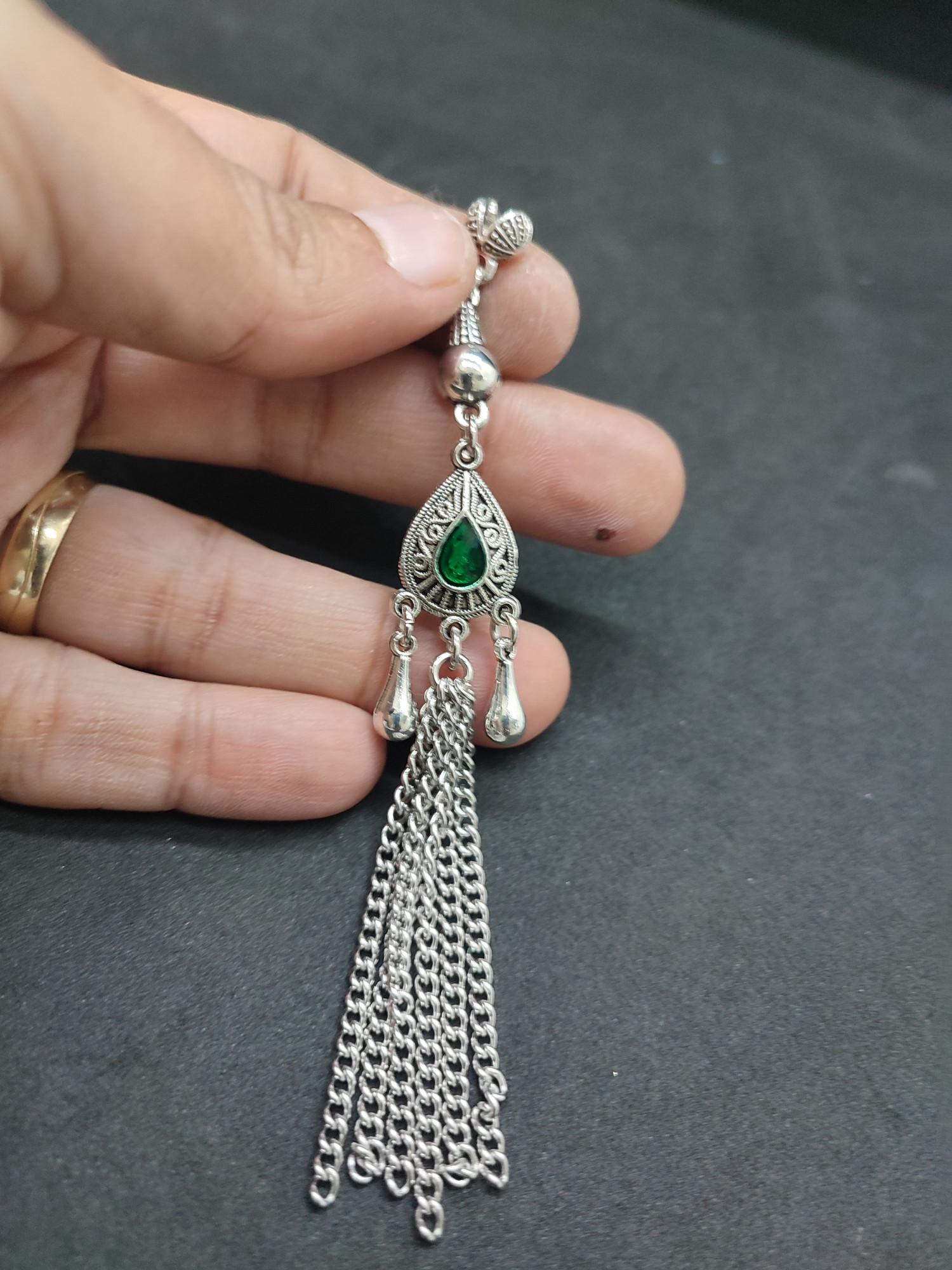 475 Ayar Gümüş Tesbi̇h Püskülü-1056