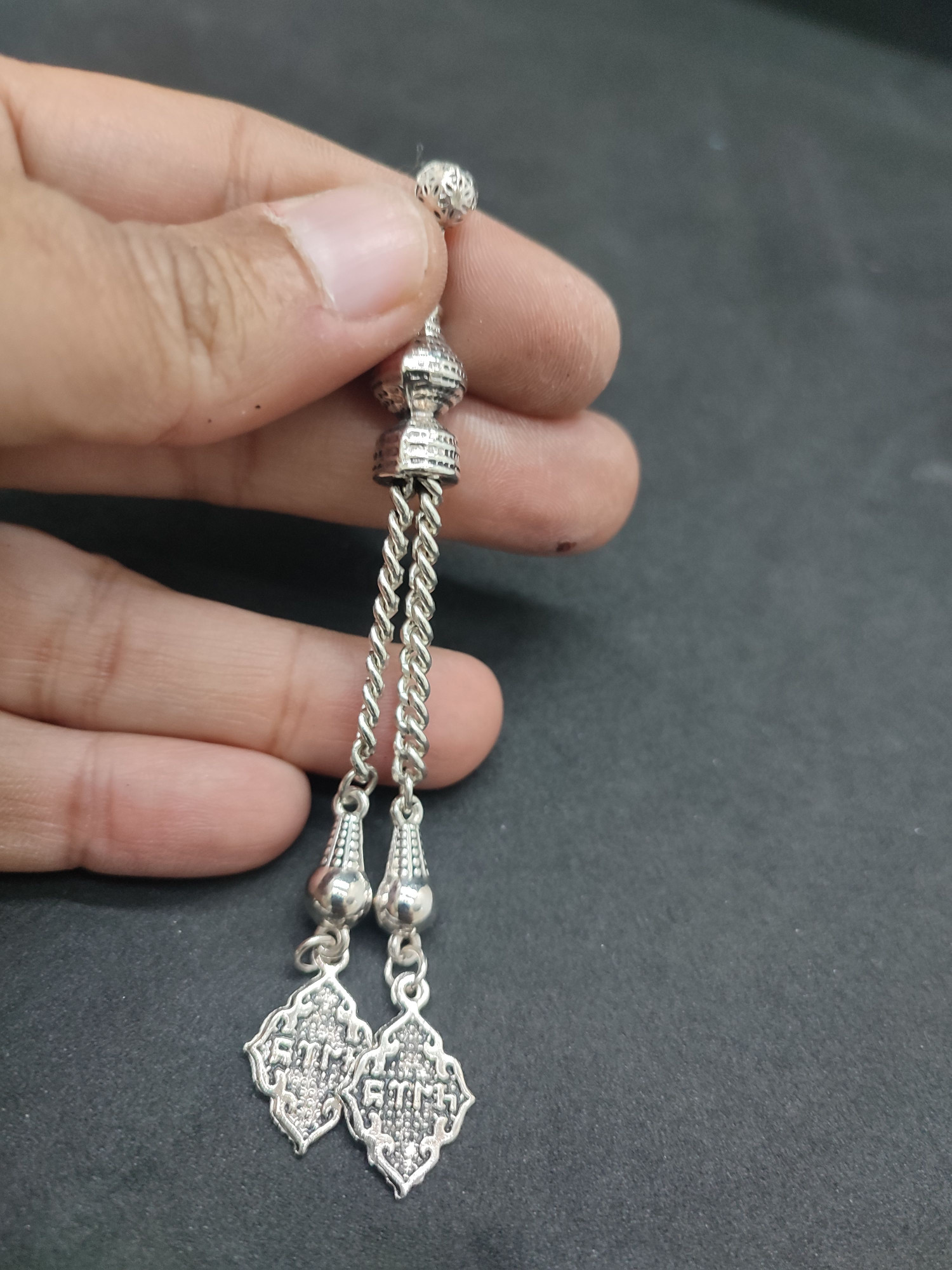 475 Ayar Gümüş Tesbi̇h Püskülü-1060