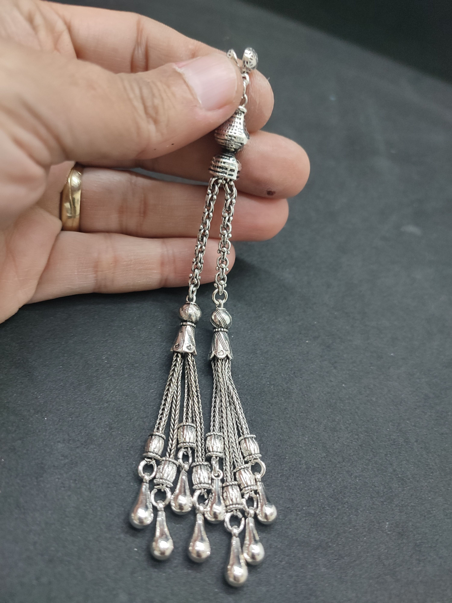 475 Ayar Gümüş Tesbi̇h Püskülü-1061