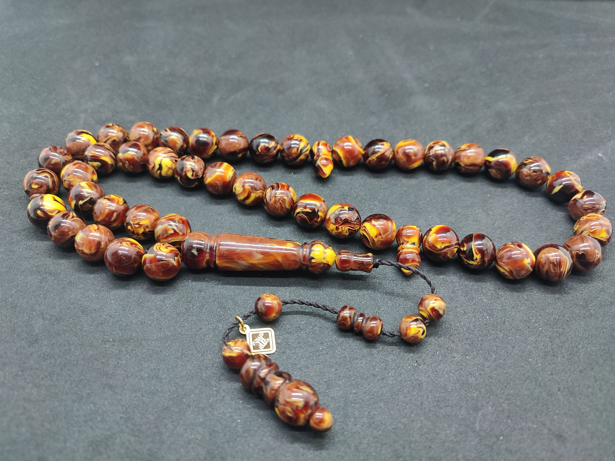 Junai̇d Hasan Usta Eseri̇ 45 Habbe İri̇ Boy Eski̇ Obejden Katali̇n Sertifikalı 9459 küçük resim 2