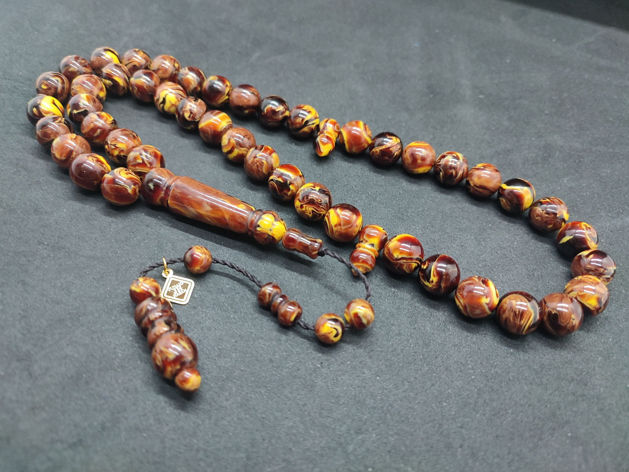 Junai̇d Hasan Usta Eseri̇ 45 Habbe İri̇ Boy Eski̇ Obejden Katali̇n Sertifikalı 9459 küçük resim 4