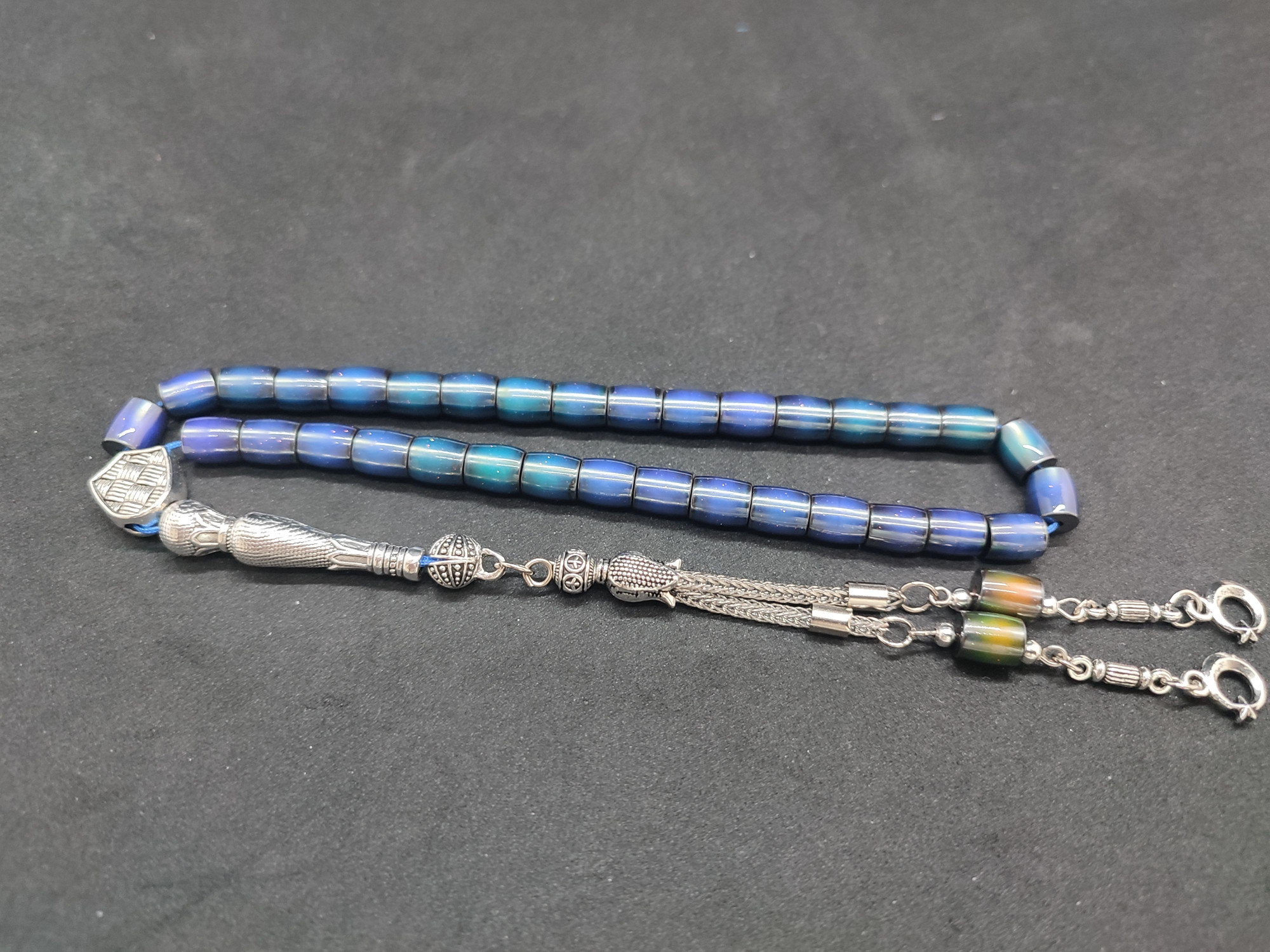 El Isısına Göre 7 Renk Değiştiren His Taşı Sertifikalı 9473 küçük resim 2