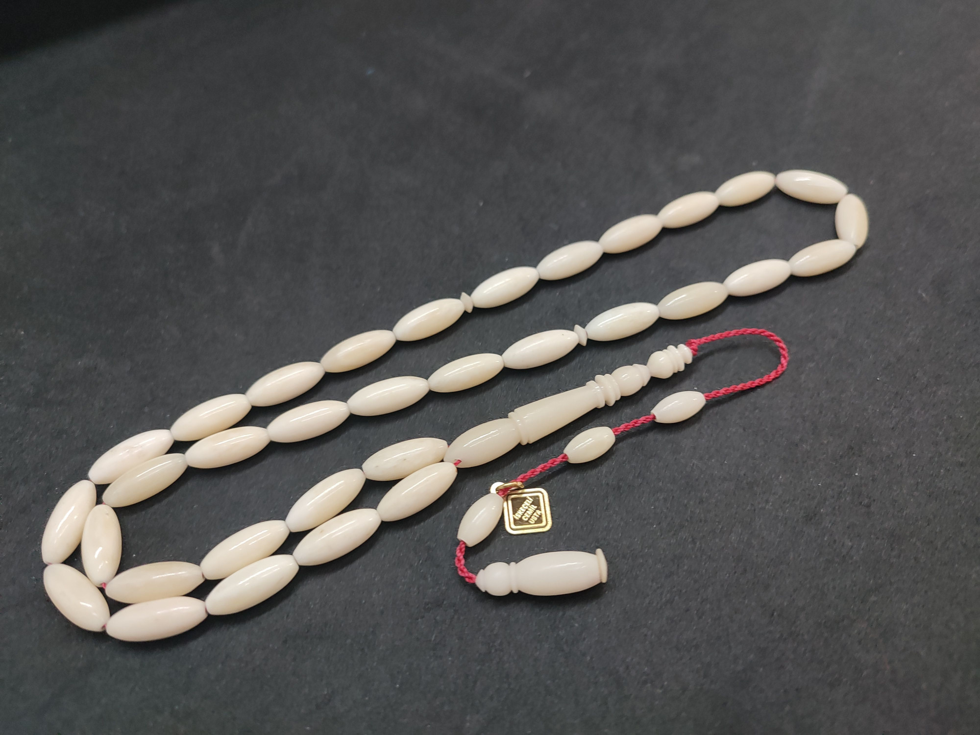 Başka Yerde Yok! İskeçeli Cemil Usta Eseri İri Boy Balina Kemiği Sertifikalı 9476