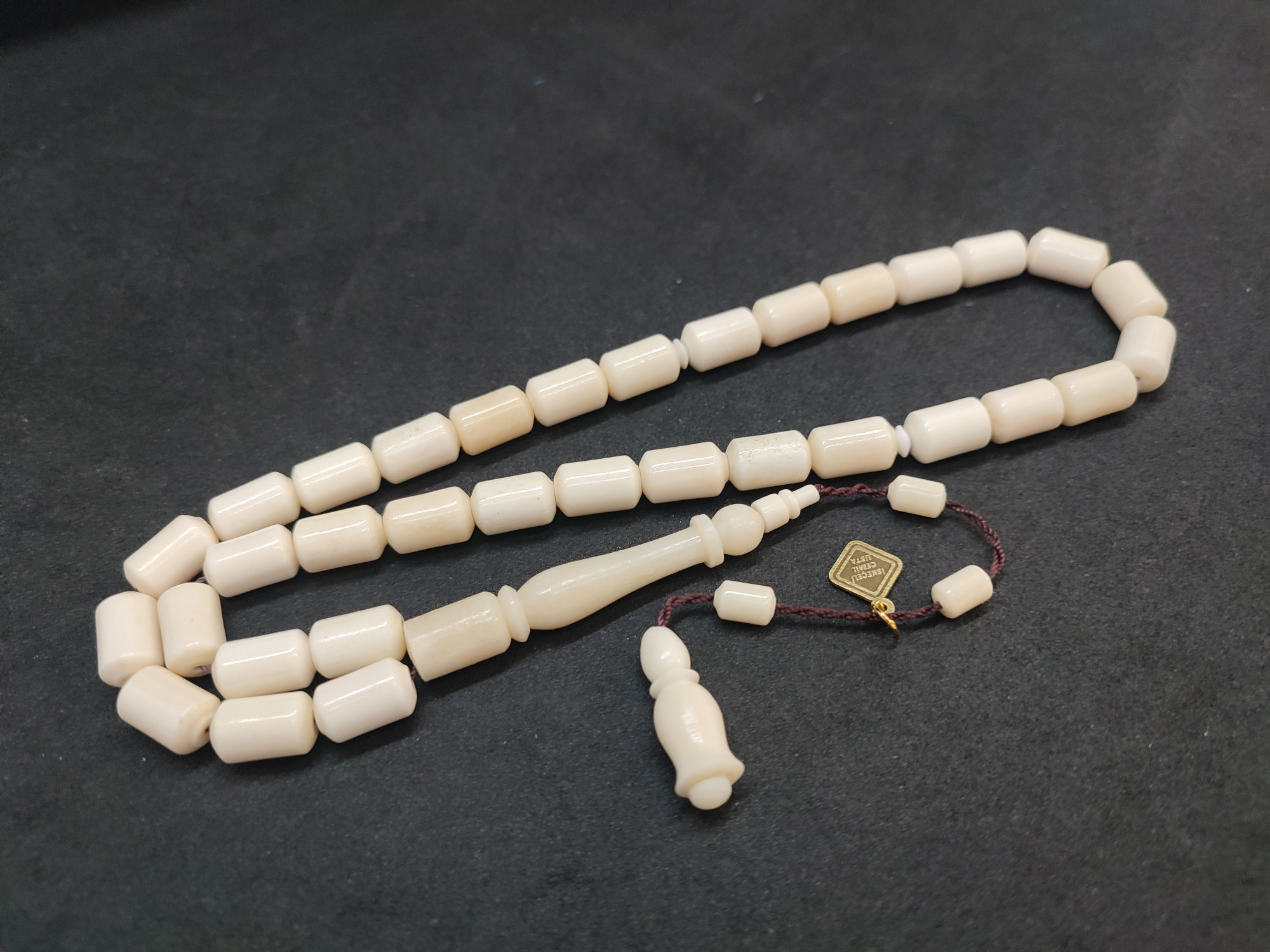 Başka Yerde Yok! İskeçeli Cemil Usta Eseri Deve Kemiği Sertifikalı 9478 küçük resim 2