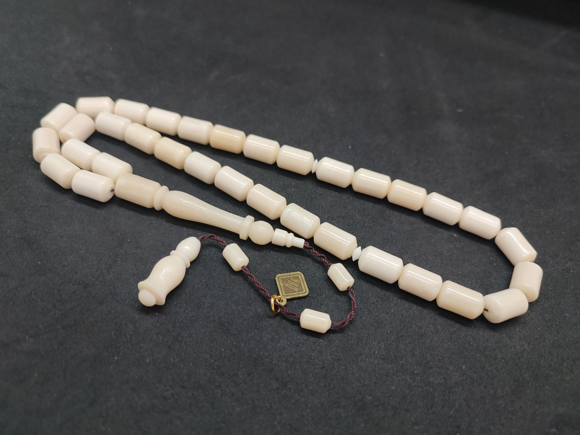 Başka Yerde Yok! İskeçeli Cemil Usta Eseri Deve Kemiği Sertifikalı 9478 küçük resim 3