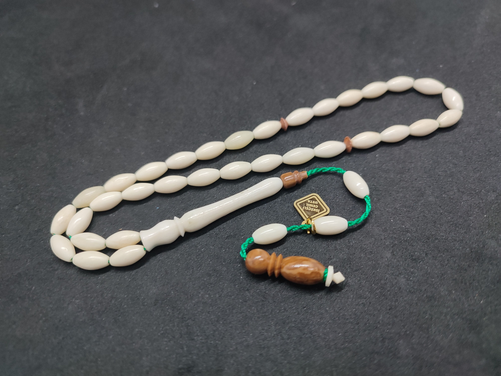 İskeçeli Cemil Usta Eseri Kuka Kombinli El Boy Deve KemiğiSertifikalı 9479