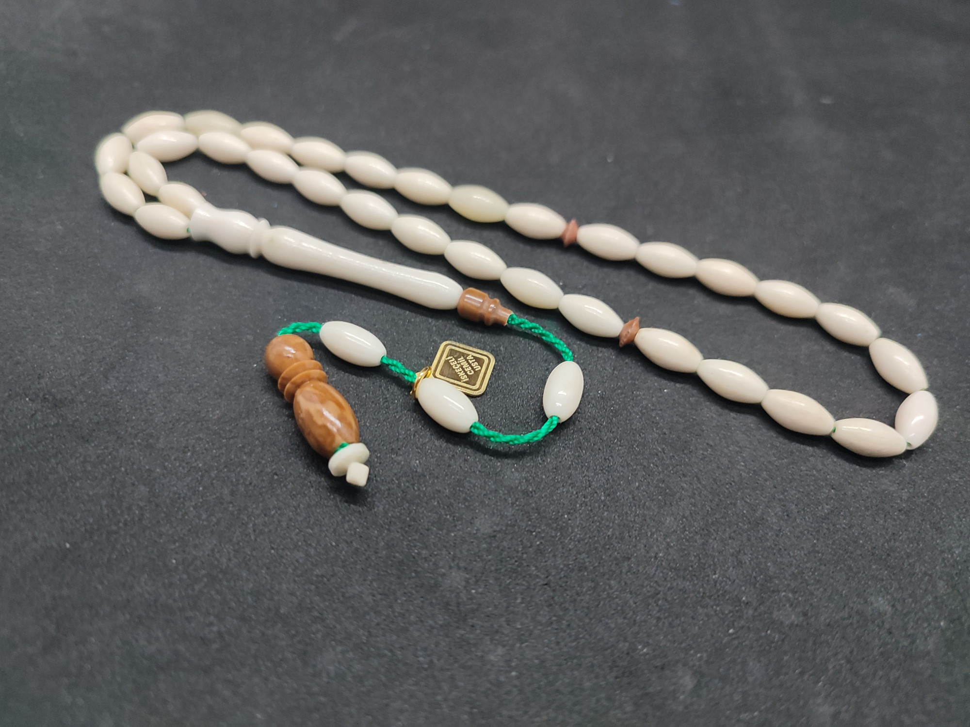 İskeçeli Cemil Usta Eseri Kuka Kombinli El Boy Deve KemiğiSertifikalı 9479 küçük resim 4