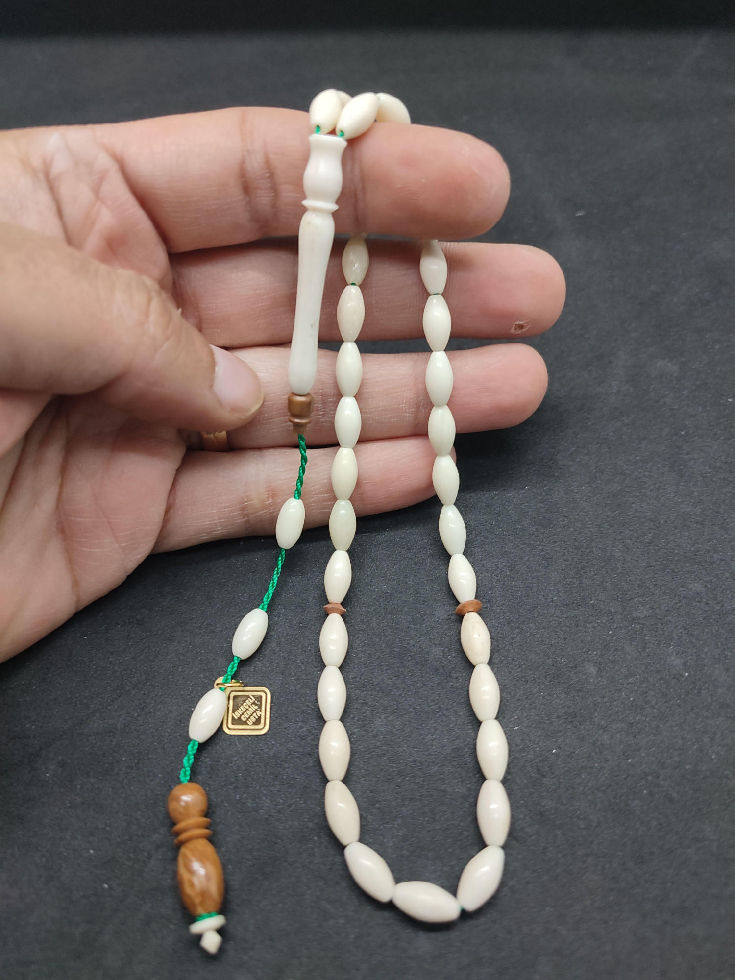 İskeçeli Cemil Usta Eseri Kuka Kombinli El Boy Deve KemiğiSertifikalı 9479 küçük resim 5