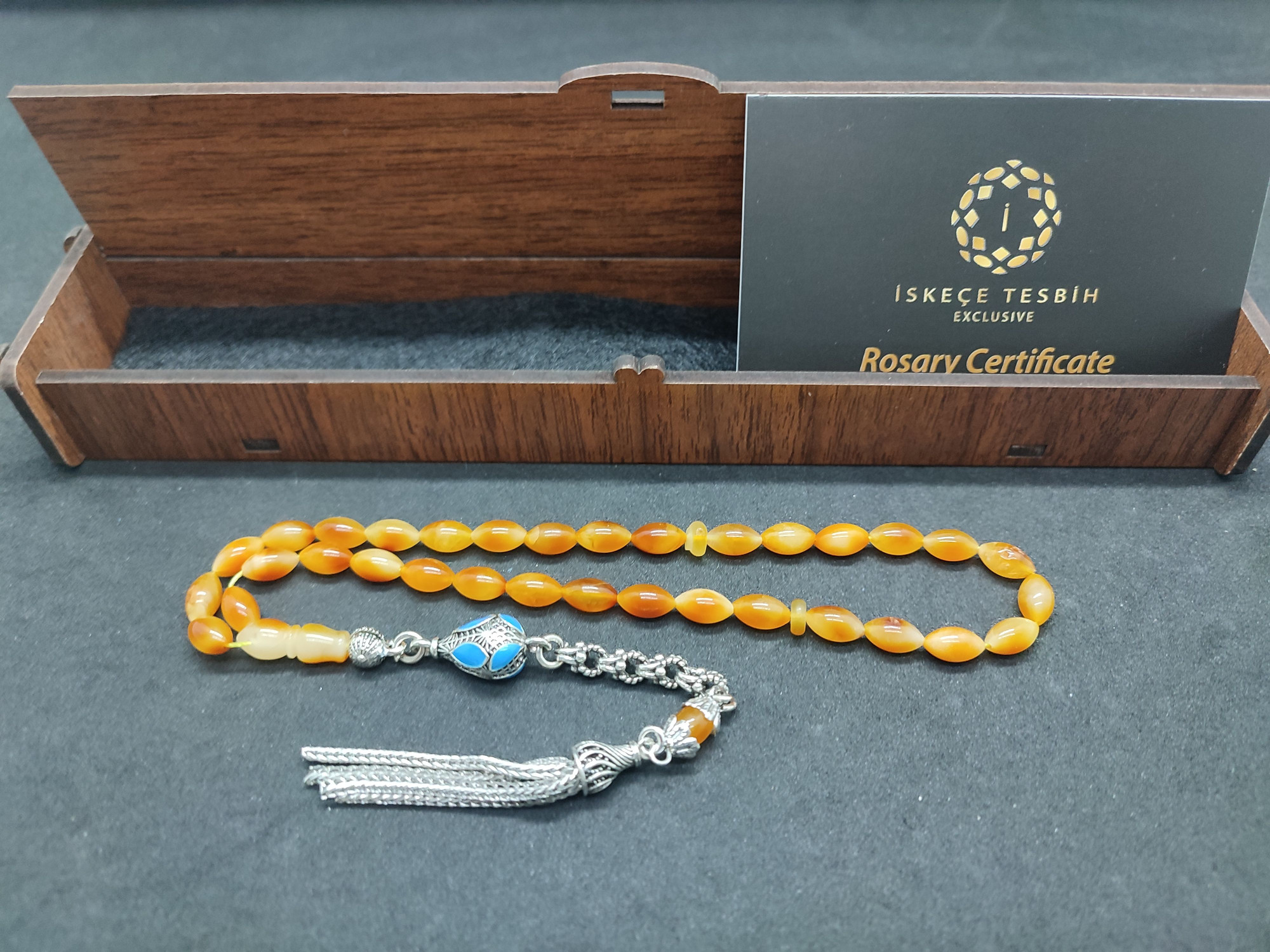 475 Ayar Gümüş Püsküllü El Boy Litvanya Kaya Damla 7.49 Gr. Sertifikalı 9480