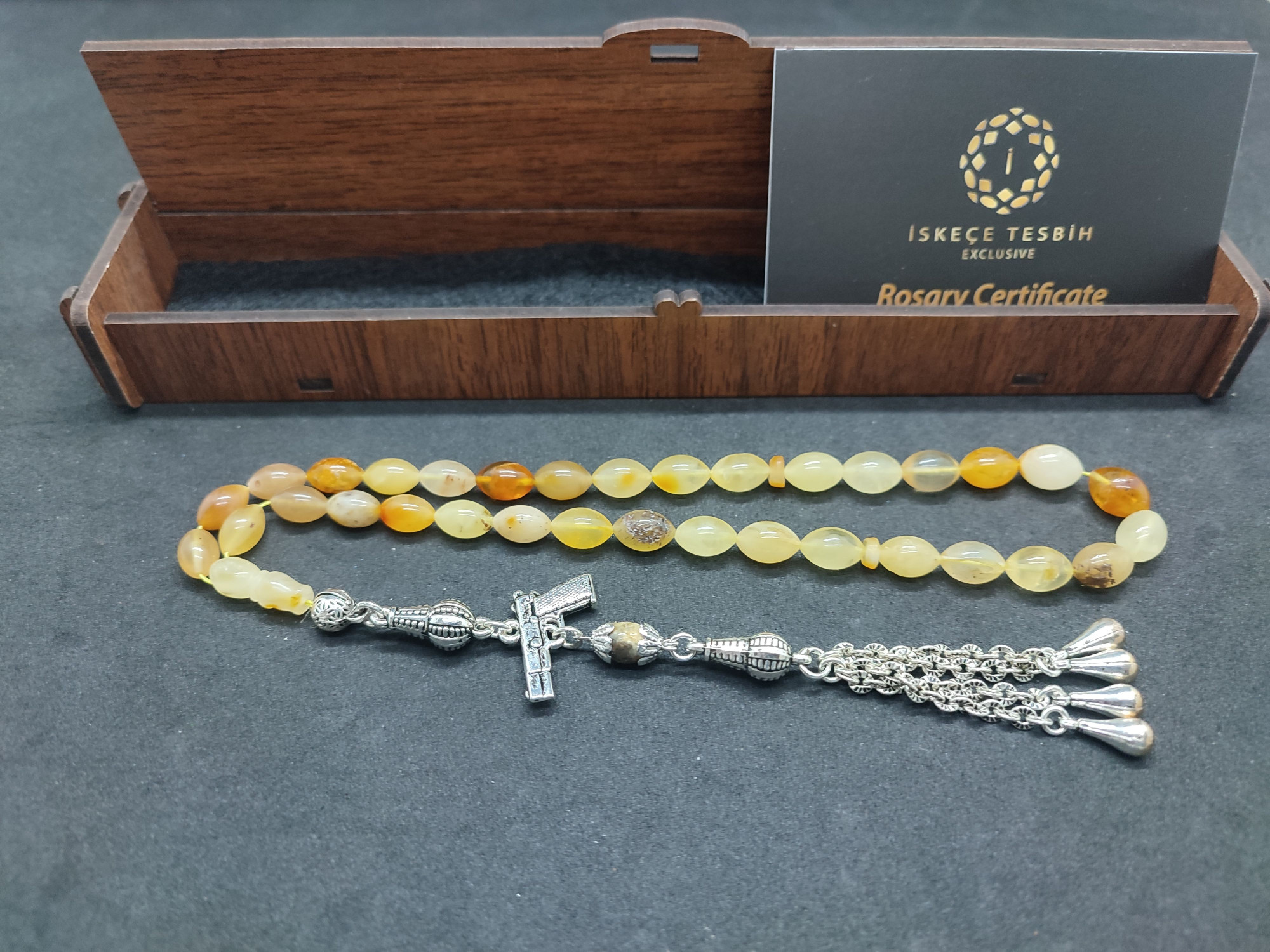 475 Ayar Gümüş Püsküllü El Boy Litvanya Kaya Damla 9.25 Gr. Sertifikalı 9484