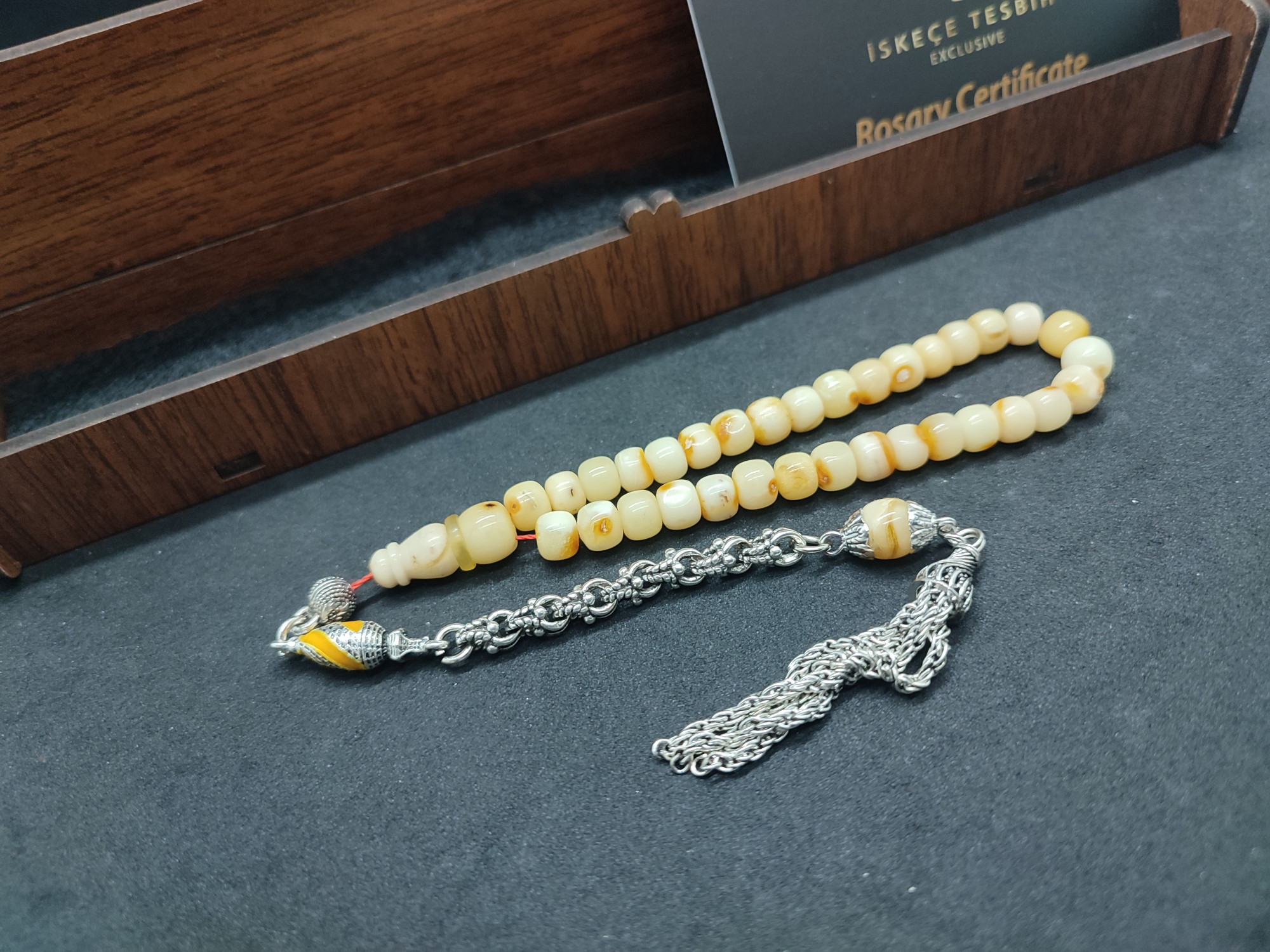 475 Ayar Gümüş Püskül Litvanya Kaya Damla 4 Parmak (Küçük Boy) 6.15 Gr. Sertifikalı 9488 küçük resim 2