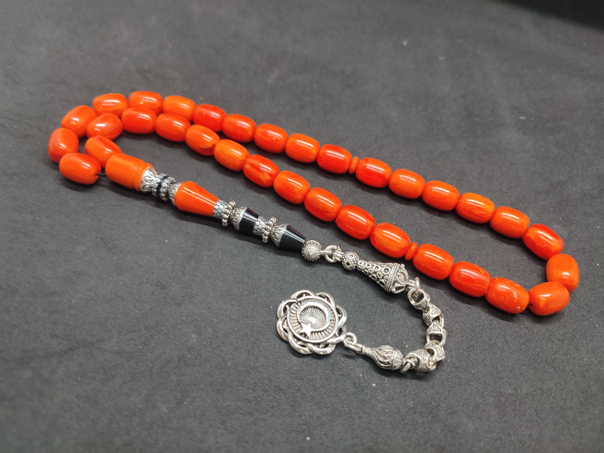 475 Ayar Gümüş Püskül 475 Ayar Gümüş Nakkaş Finlandiya Lapland Katalin Sertifikalı 9489 küçük resim 3