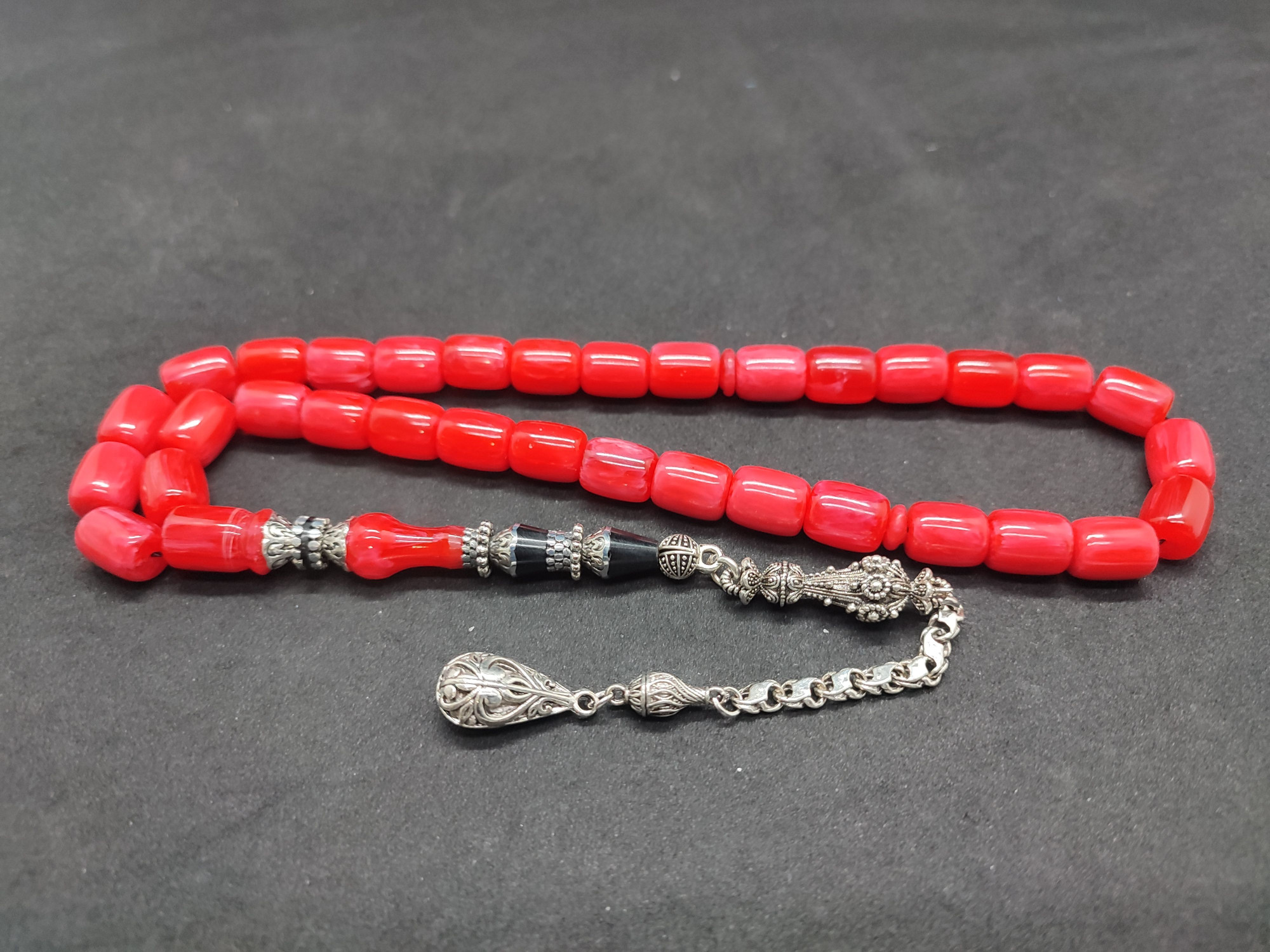 475 Ayar Gümüş Püskül 475 Ayar Gümüş Nakkaş Finlandiya Lapland Katalin Sertifikalı 9493 küçük resim 2