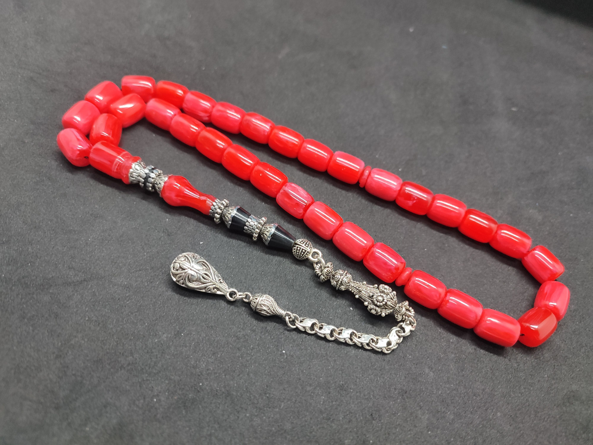 475 Ayar Gümüş Püskül 475 Ayar Gümüş Nakkaş Finlandiya Lapland Katalin Sertifikalı 9493 küçük resim 3