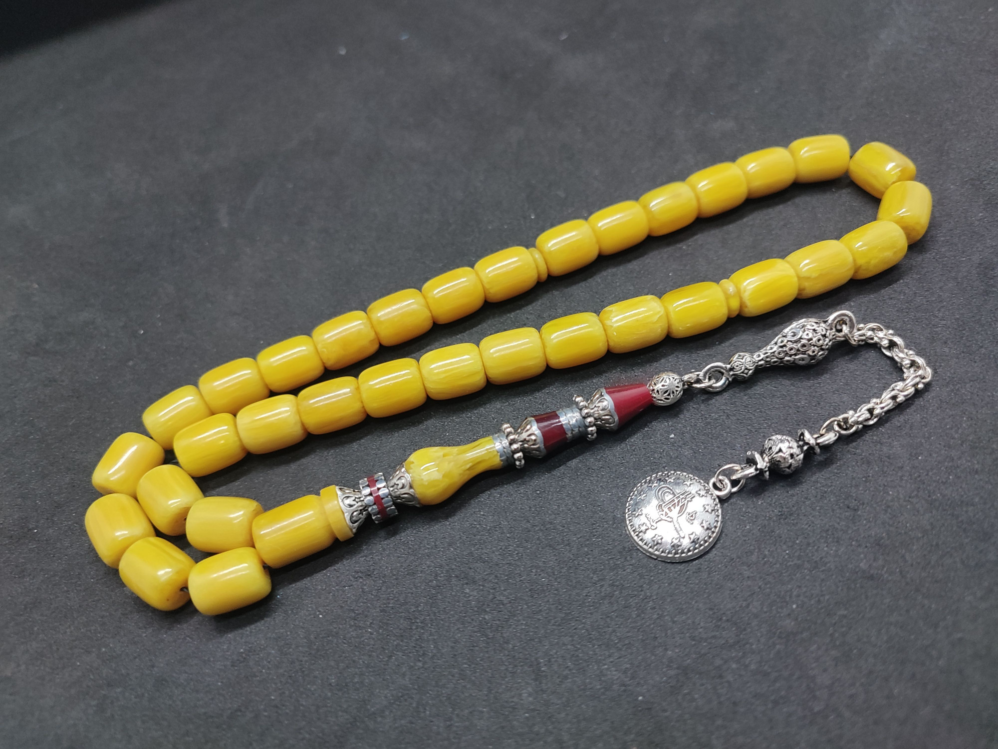 475 Ayar Gümüş Püskül 475 Ayar Gümüş Nakkaş Finlandiya Lapland Katalin Sertifikalı 9495 küçük resim 2