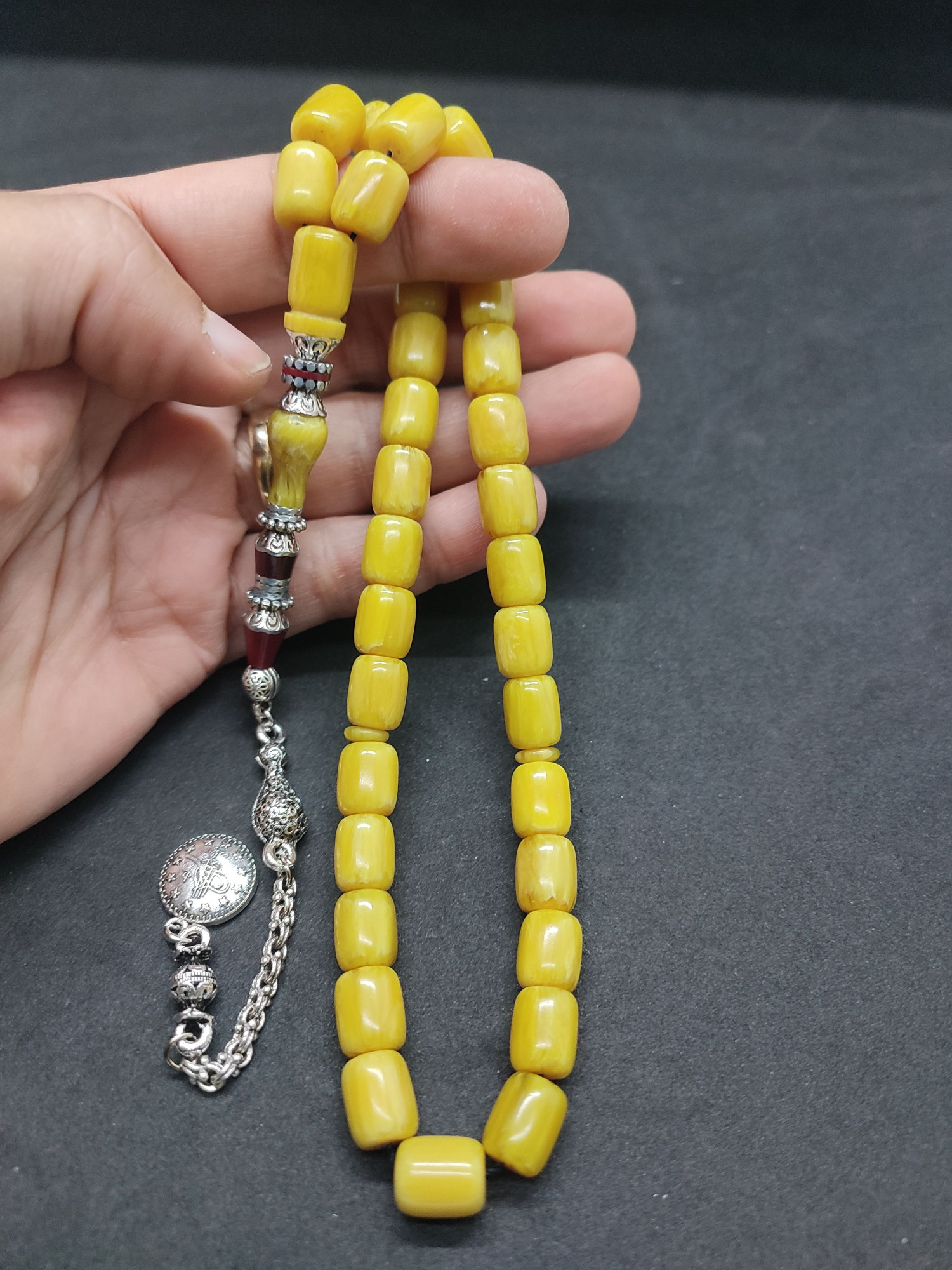 475 Ayar Gümüş Püskül 475 Ayar Gümüş Nakkaş Finlandiya Lapland Katalin Sertifikalı 9495 küçük resim 5