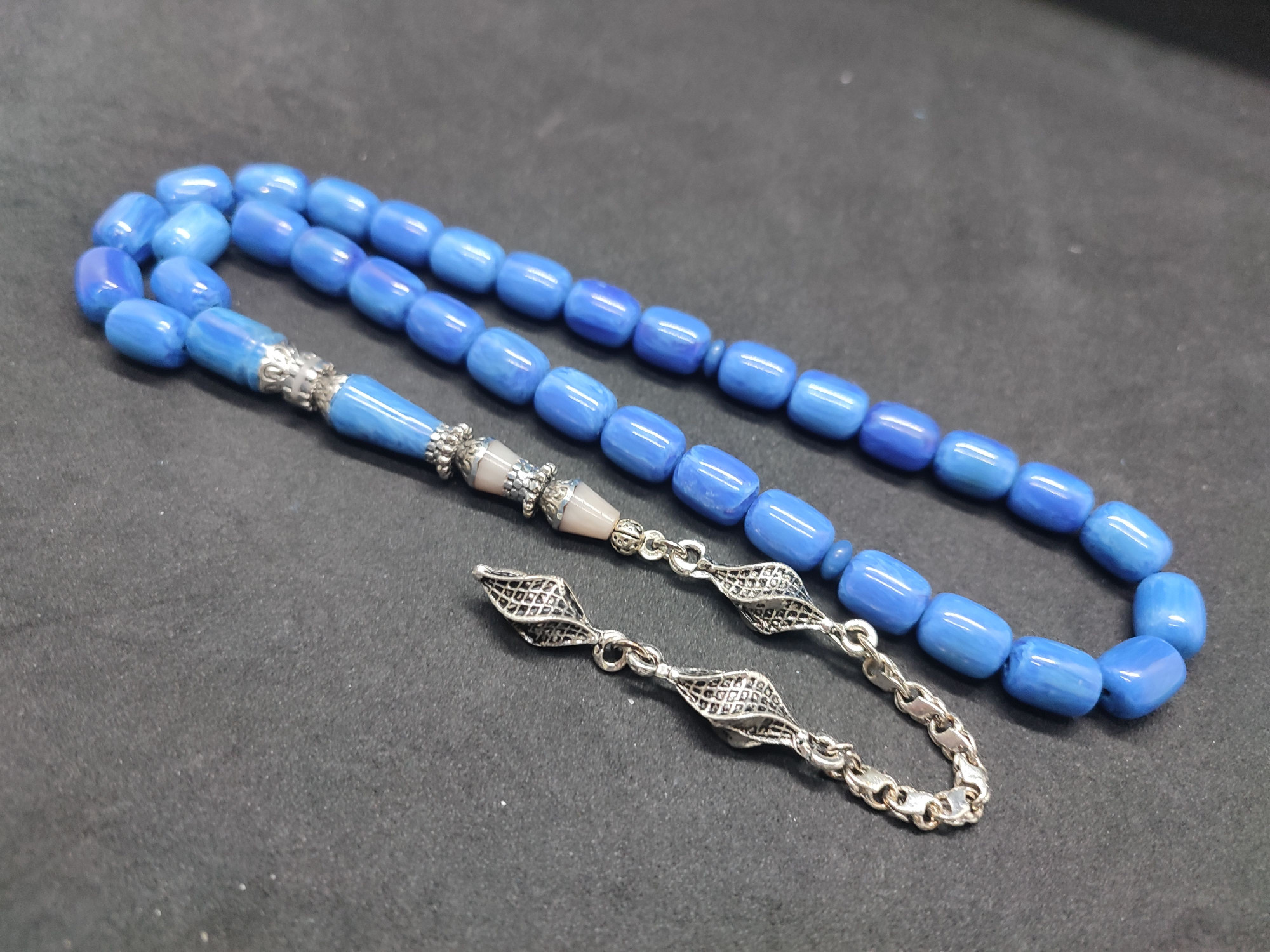 475 Ayar Gümüş Püskül 475 Ayar Gümüş Nakkaş Finlandiya Lapland Katalin Sertifikalı 9496 küçük resim 4