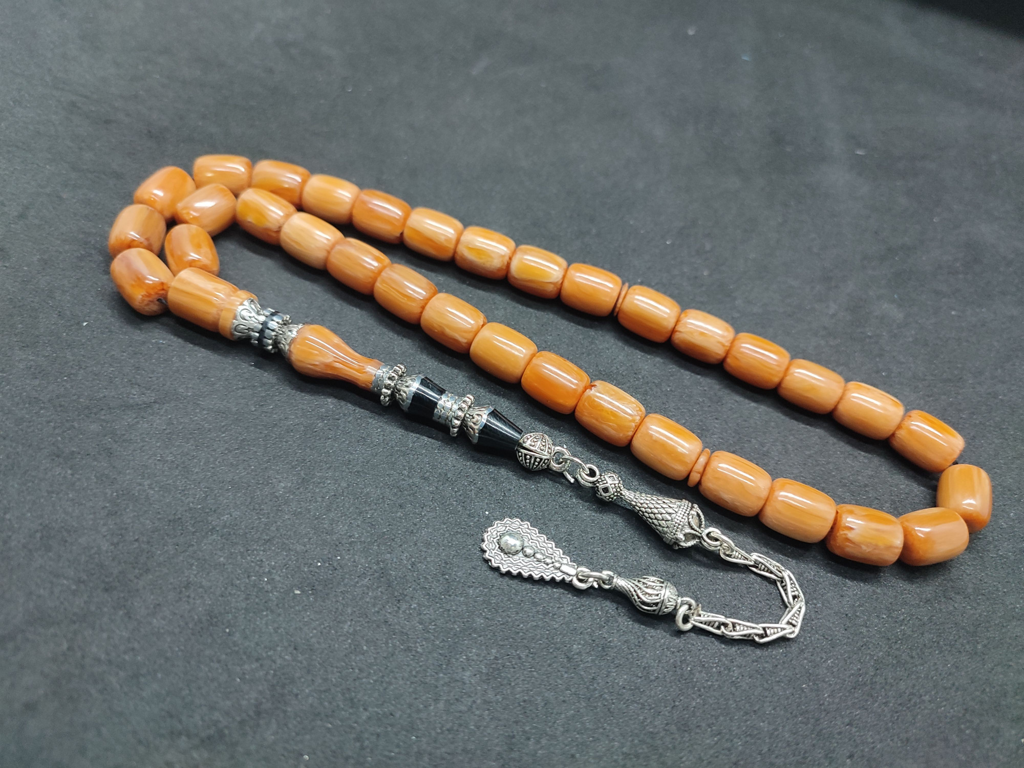 475 Ayar Gümüş Püskül 475 Ayar Gümüş Nakkaş Finlandiya Lapland Katalin Sertifikalı 9497 küçük resim 4